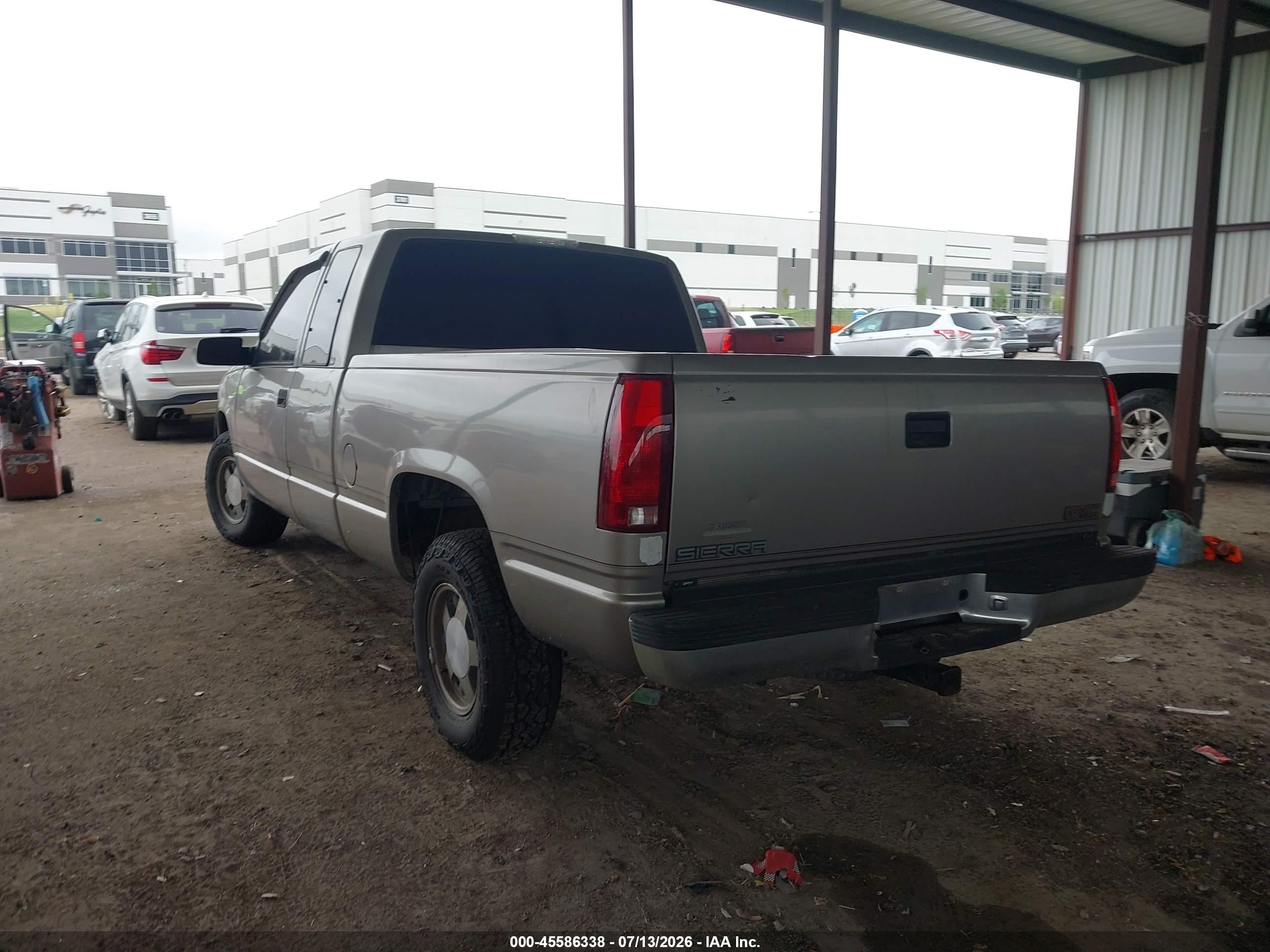 1999 Gmc Sierra Classic 1500 Sle (carry-over) Beige vin: 1GDEC19R6XR512030
