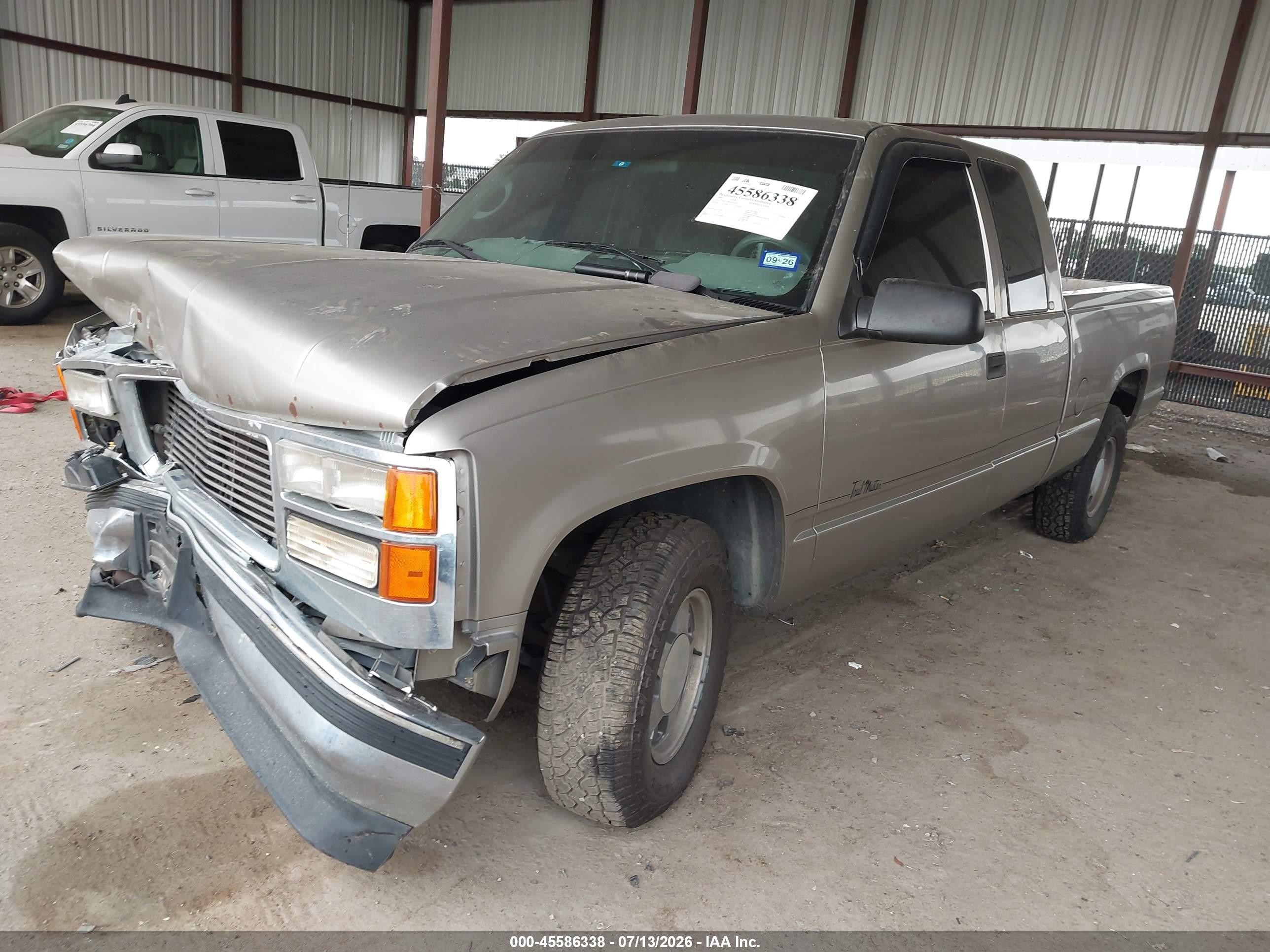 1999 Gmc Sierra Classic 1500 Sle (carry-over) Beige vin: 1GDEC19R6XR512030