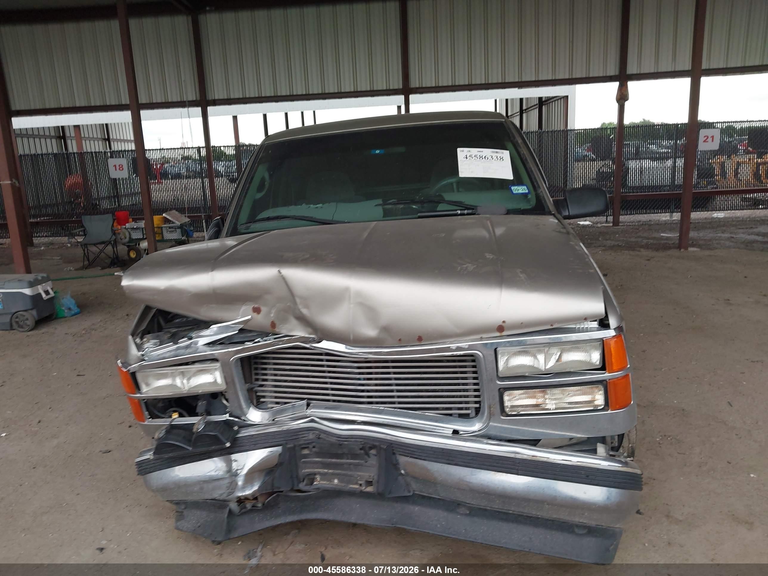 1999 Gmc Sierra Classic 1500 Sle (carry-over) Beige vin: 1GDEC19R6XR512030