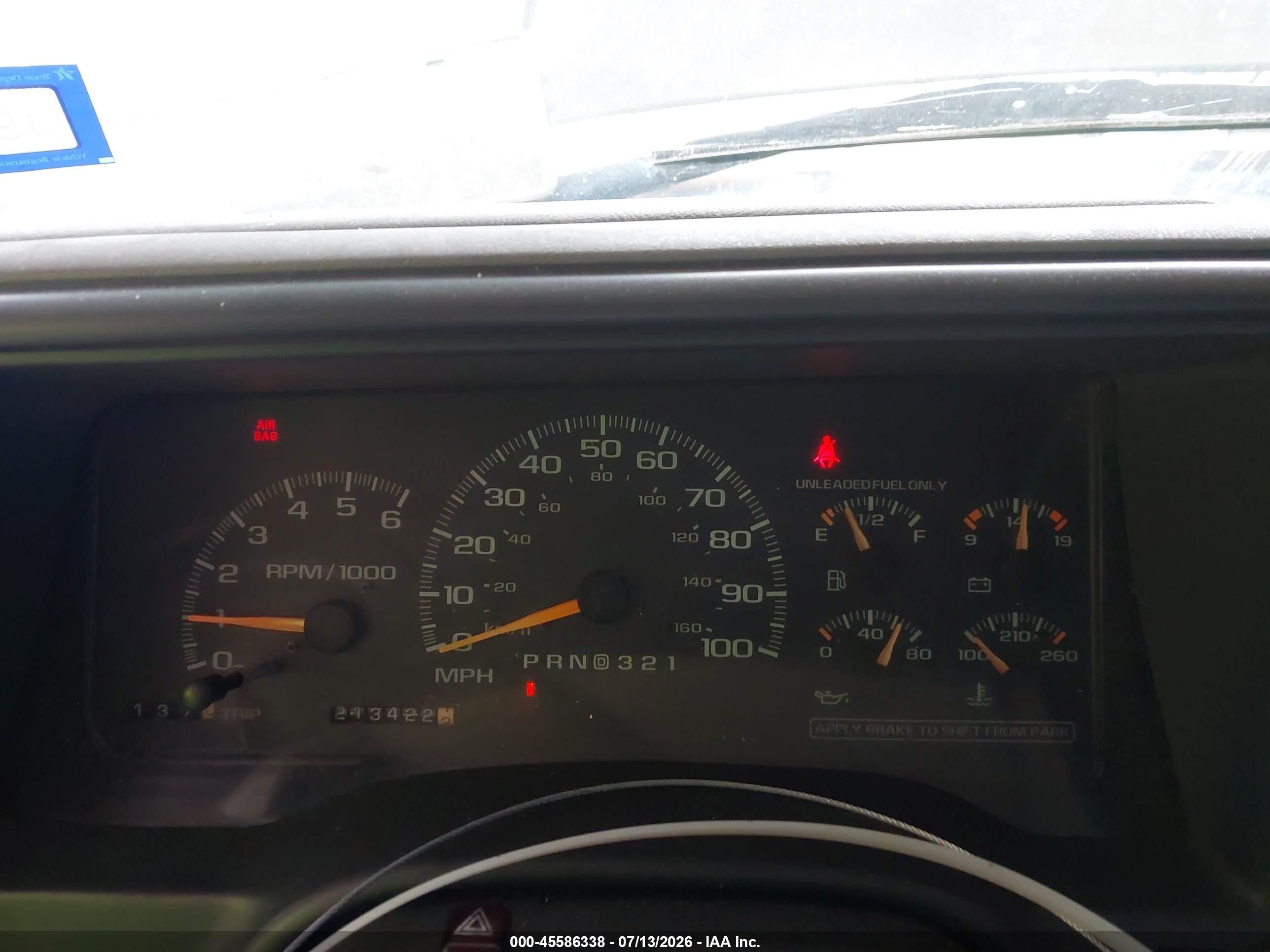 1999 Gmc Sierra Classic 1500 Sle (carry-over) Beige vin: 1GDEC19R6XR512030
