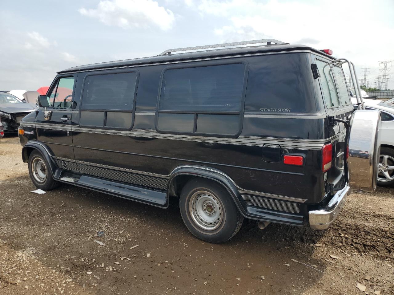 1995 Gmc Rally Wagon / Van G2500 Black vin: 1GDEG25K0SF526003