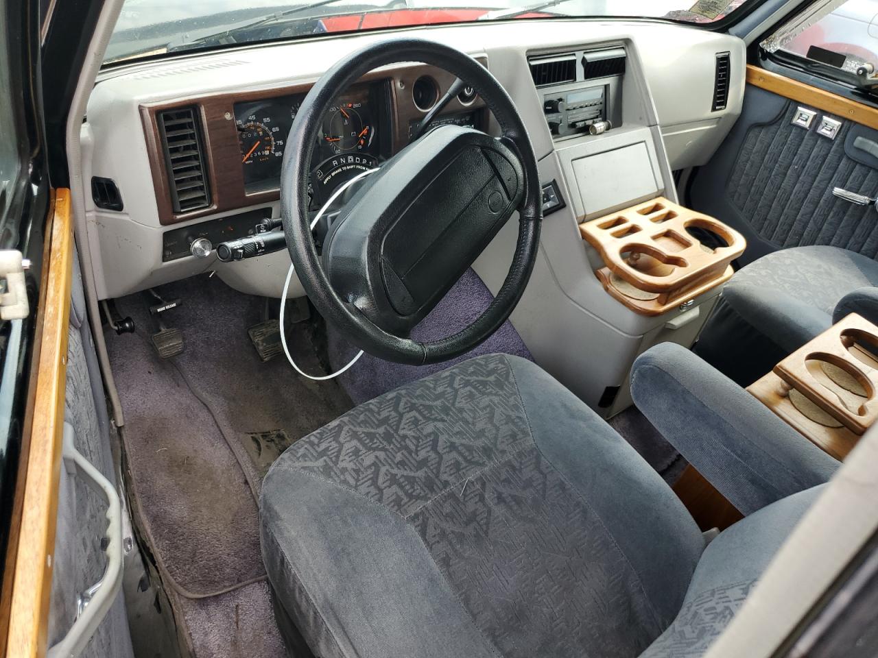 1995 Gmc Rally Wagon / Van G2500 Black vin: 1GDEG25K0SF526003