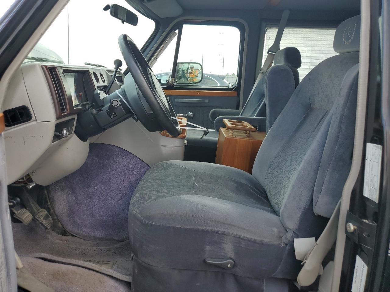 1995 Gmc Rally Wagon / Van G2500 Black vin: 1GDEG25K0SF526003