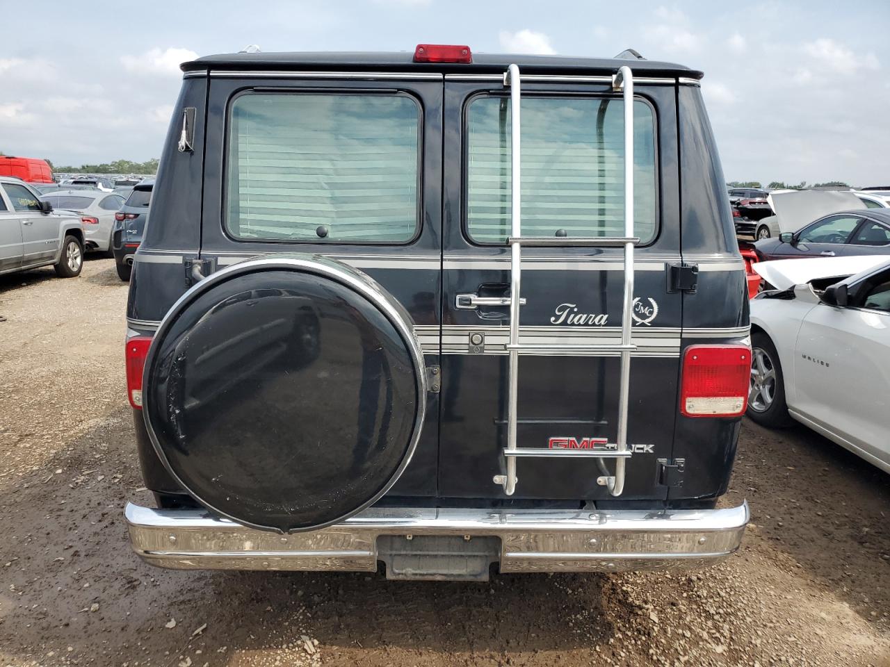 1995 Gmc Rally Wagon / Van G2500 Black vin: 1GDEG25K0SF526003