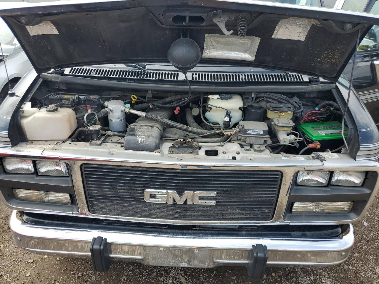 1995 Gmc Rally Wagon / Van G2500 Black vin: 1GDEG25K0SF526003