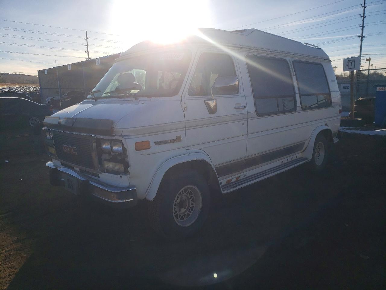 1995 Gmc Rally Wagon / Van G2500 White vin: 1GDEG25K0SF527412