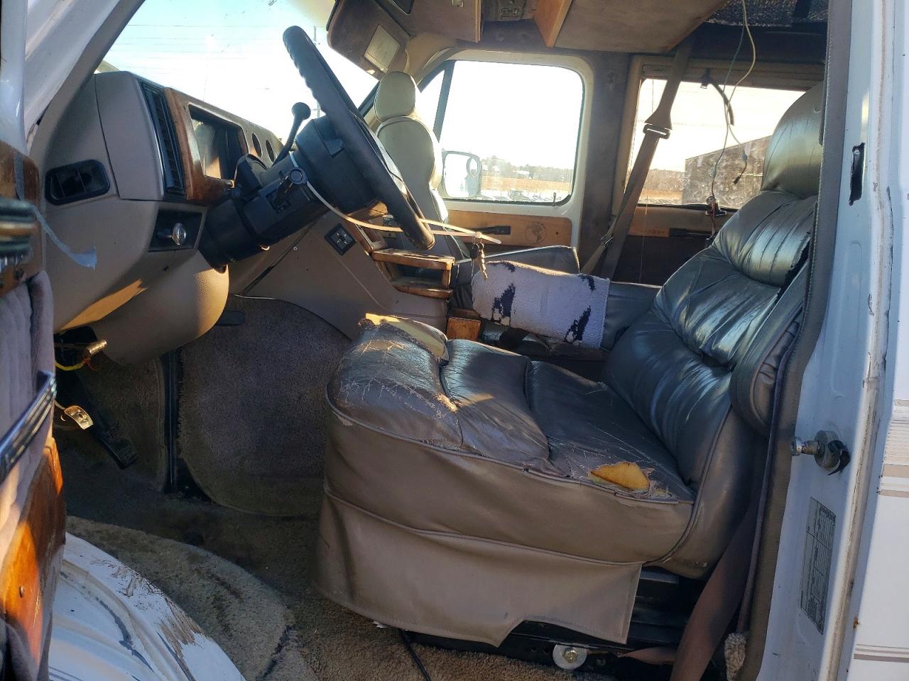 1995 Gmc Rally Wagon / Van G2500 White vin: 1GDEG25K0SF527412