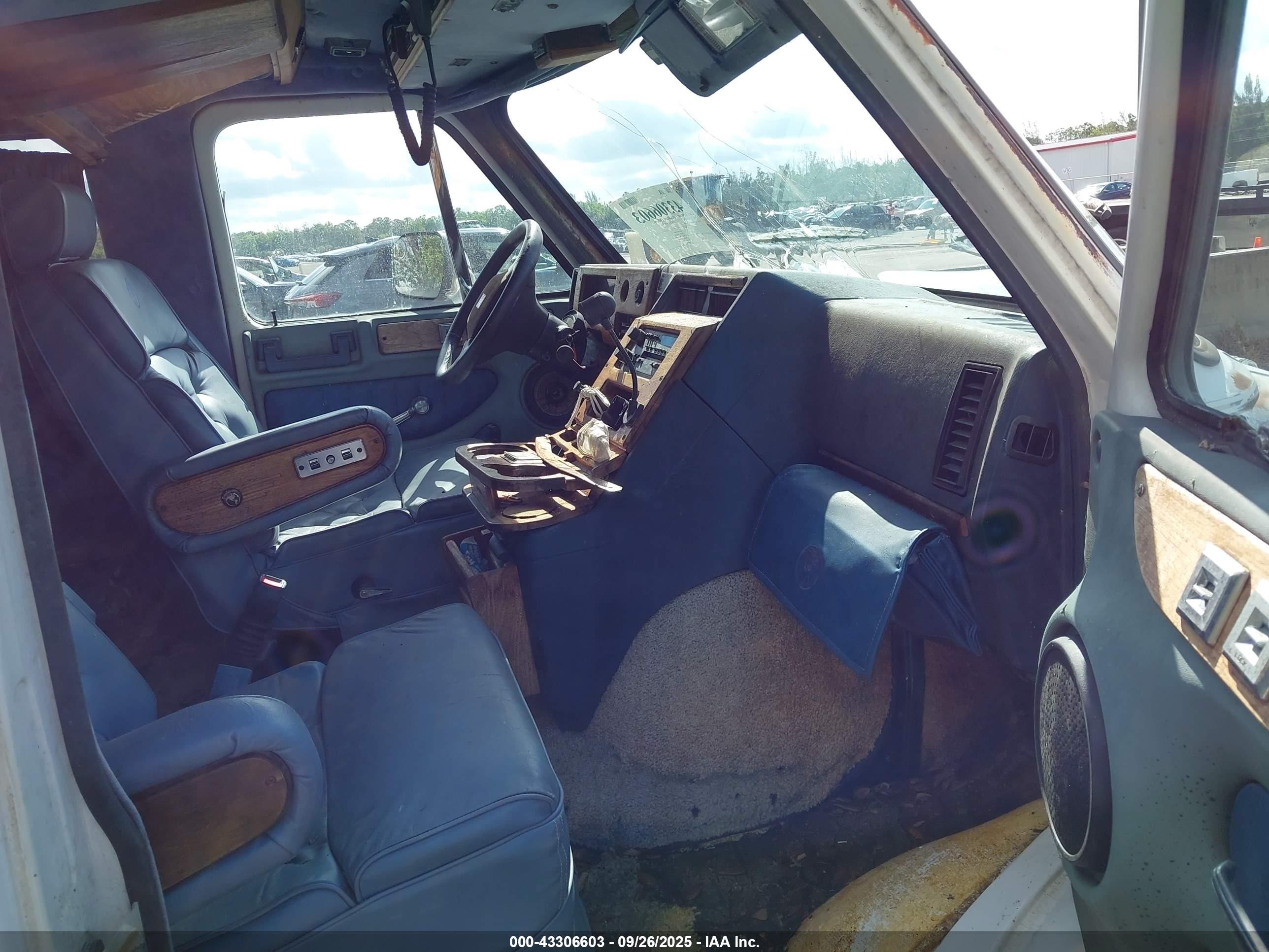 1992 Gmc Rally Wagon / Van G2500 White vin: 1GDEG25K1N7502078