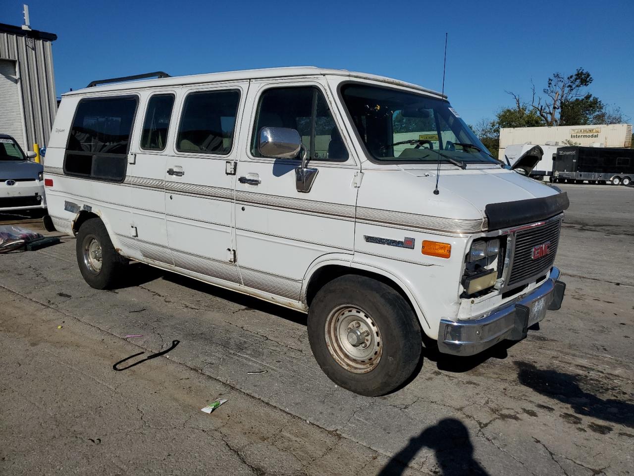 1995 Gmc Rally Wagon / Van G2500 White vin: 1GDEG25K1SF519626