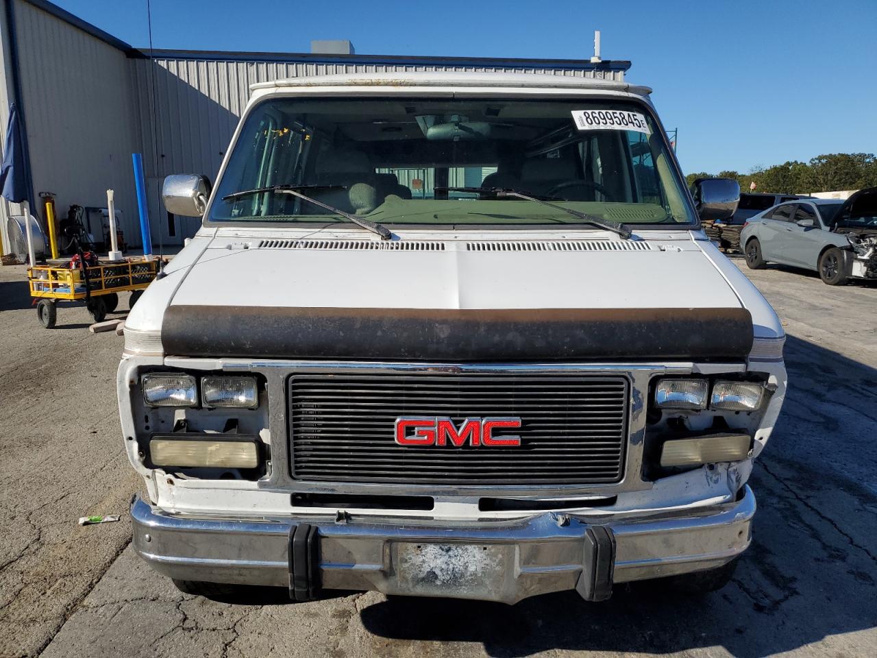 1995 Gmc Rally Wagon / Van G2500 White vin: 1GDEG25K1SF519626