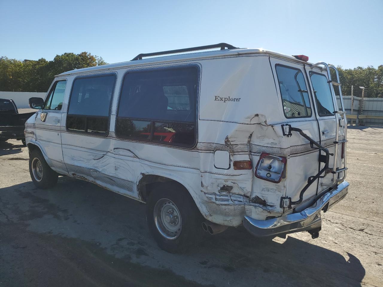 1995 Gmc Rally Wagon / Van G2500 White vin: 1GDEG25K1SF519626