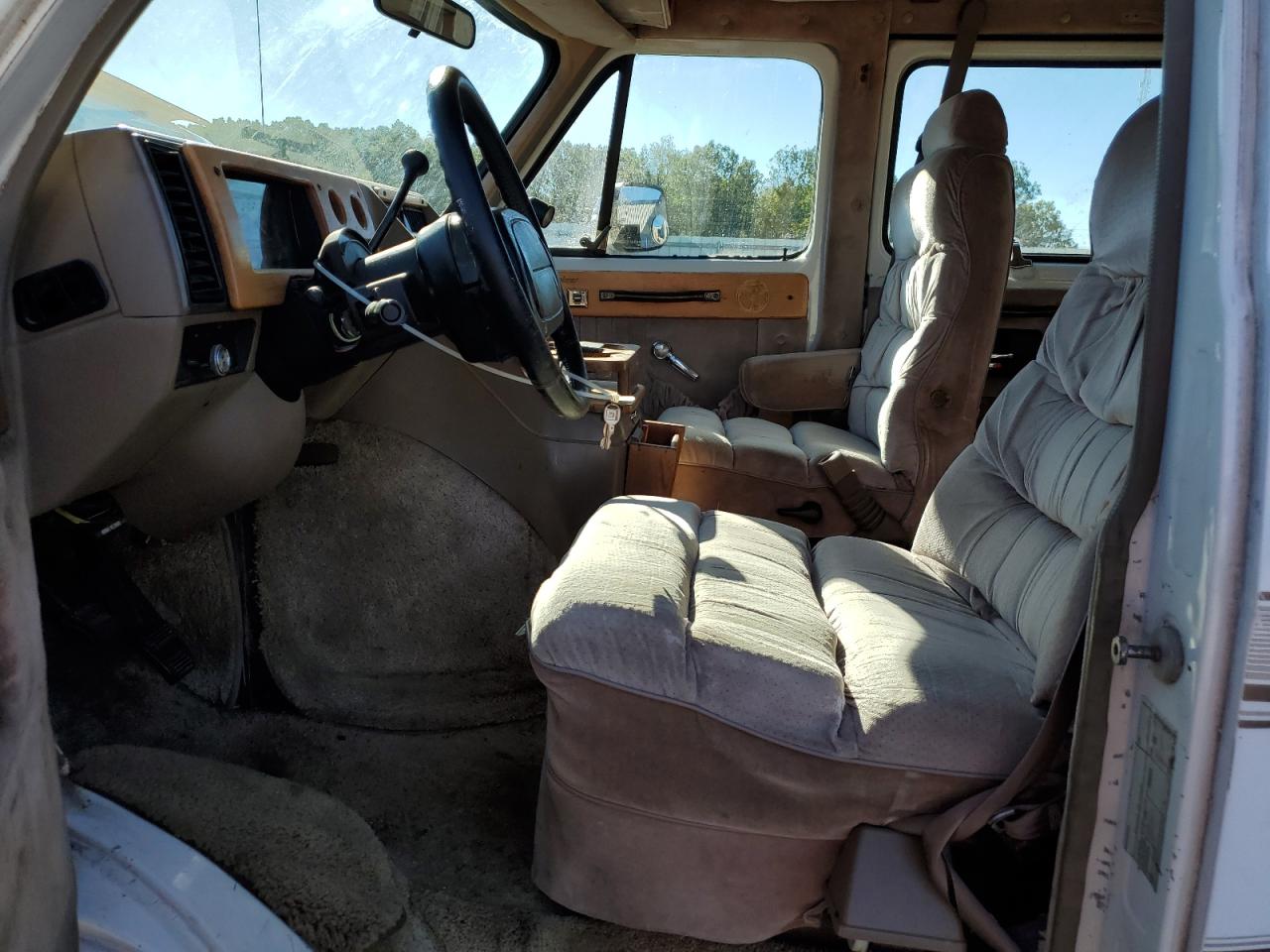 1995 Gmc Rally Wagon / Van G2500 White vin: 1GDEG25K1SF519626