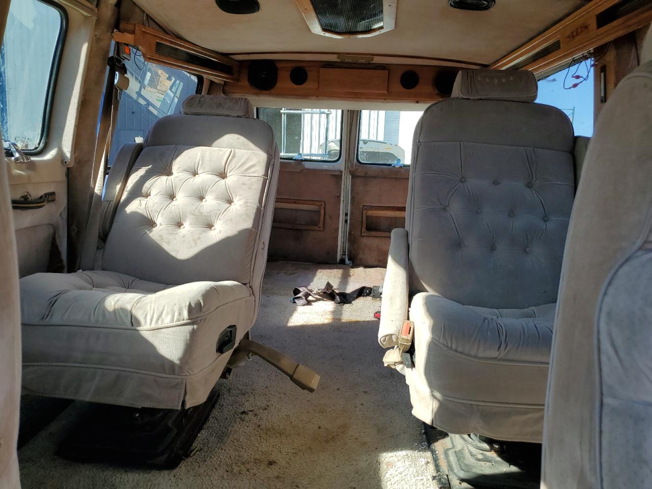 1995 Gmc Rally Wagon / Van G2500 White vin: 1GDEG25K1SF519626
