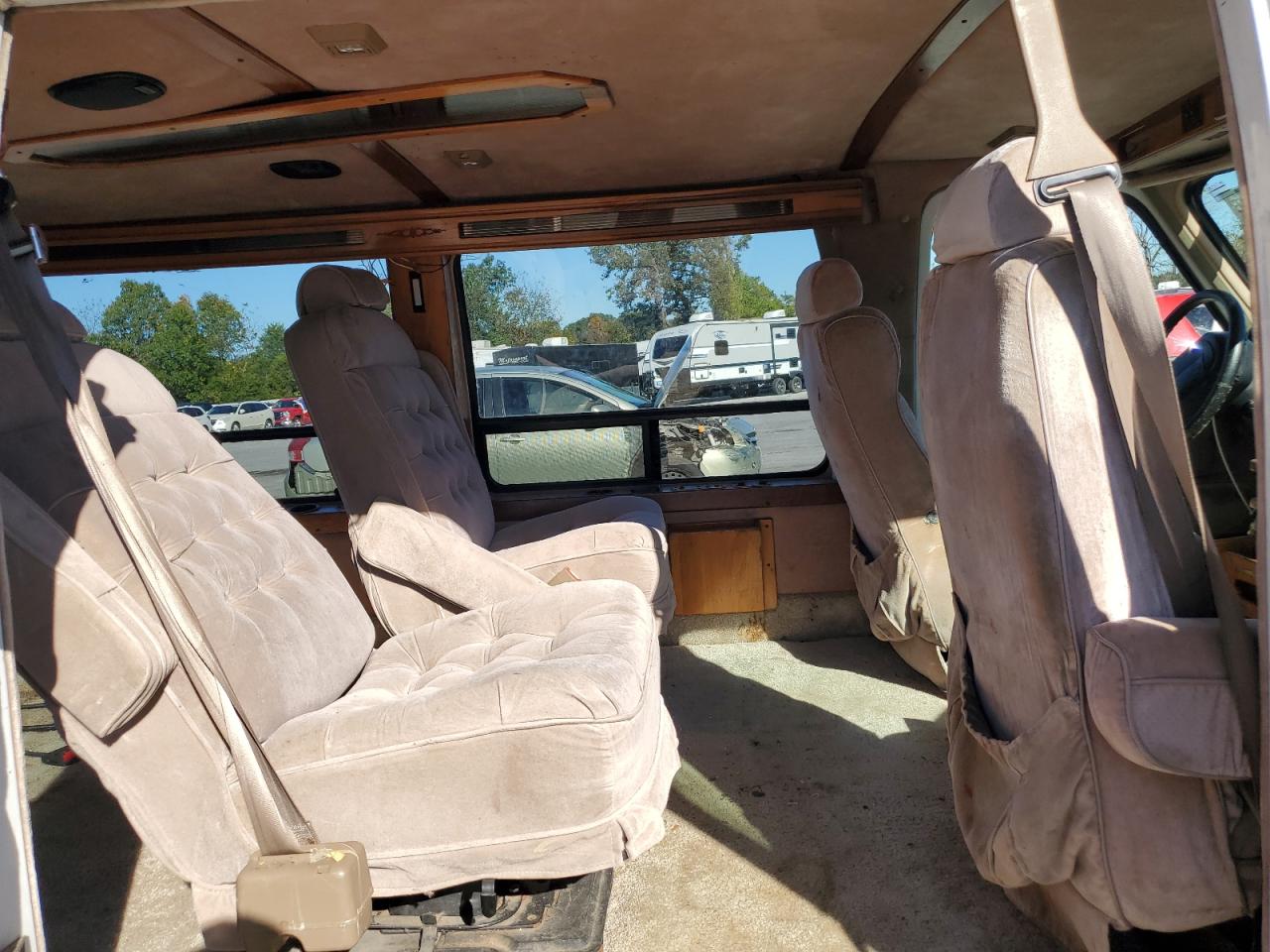 1995 Gmc Rally Wagon / Van G2500 White vin: 1GDEG25K1SF519626