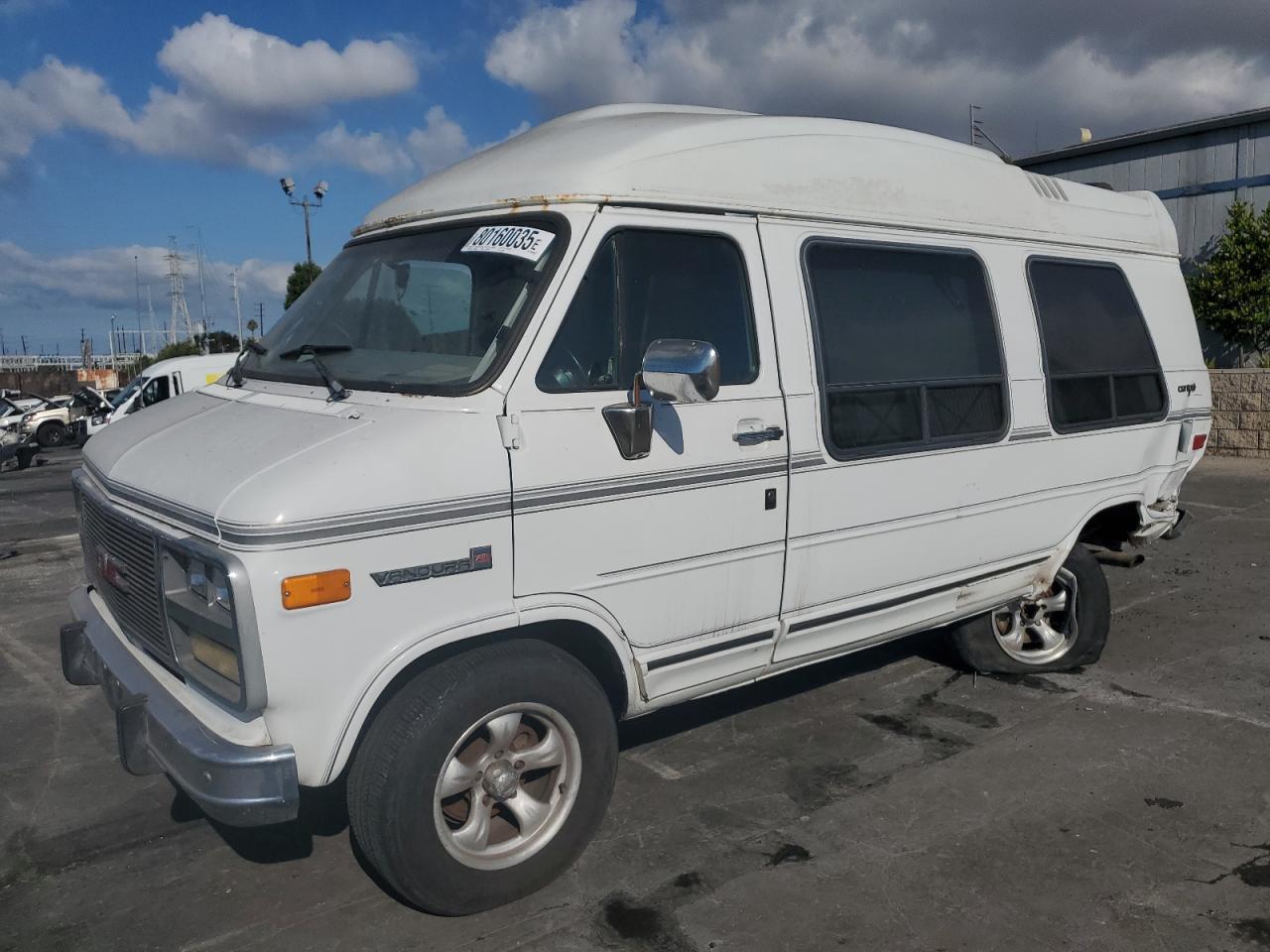 1995 Gmc Rally Wagon / Van G2500 Белый vin: 1GDEG25K3SF545306