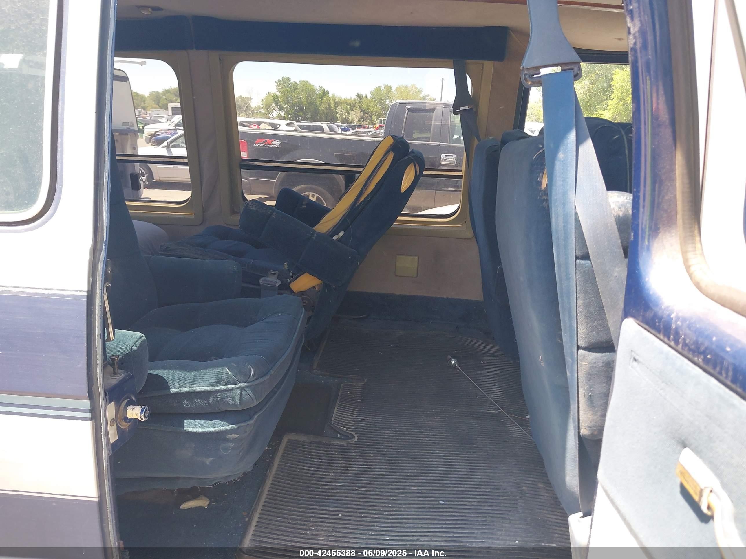 1987 Gmc Rally Wagon / Van G2500 Blue vin: 1GDEG25K4H7517257