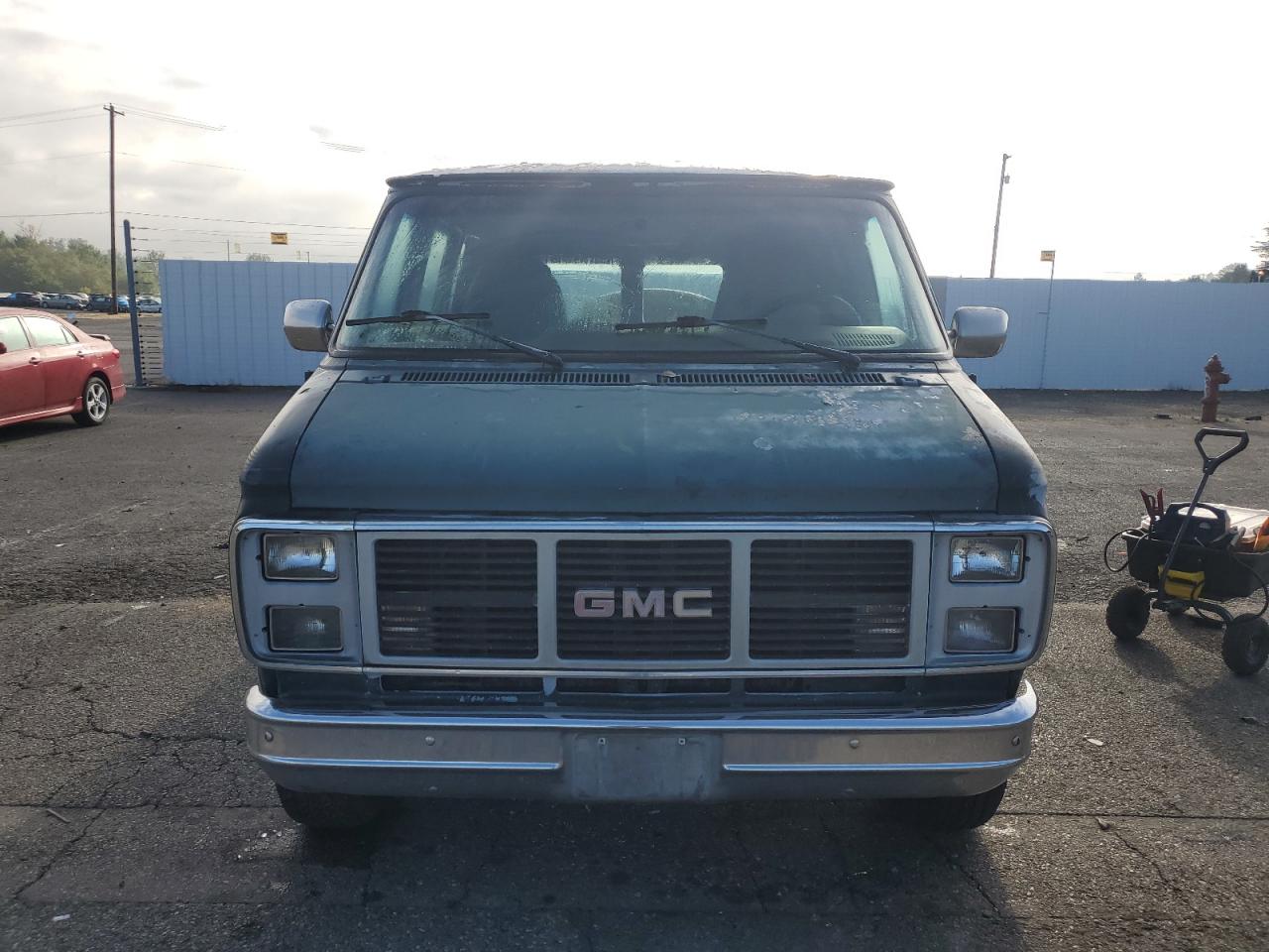 1991 Gmc Rally Wagon / Van G2500 Green vin: 1GDEG25K6M7504729