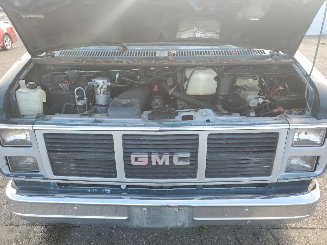 1991 Gmc Rally Wagon / Van G2500 Green vin: 1GDEG25K6M7504729