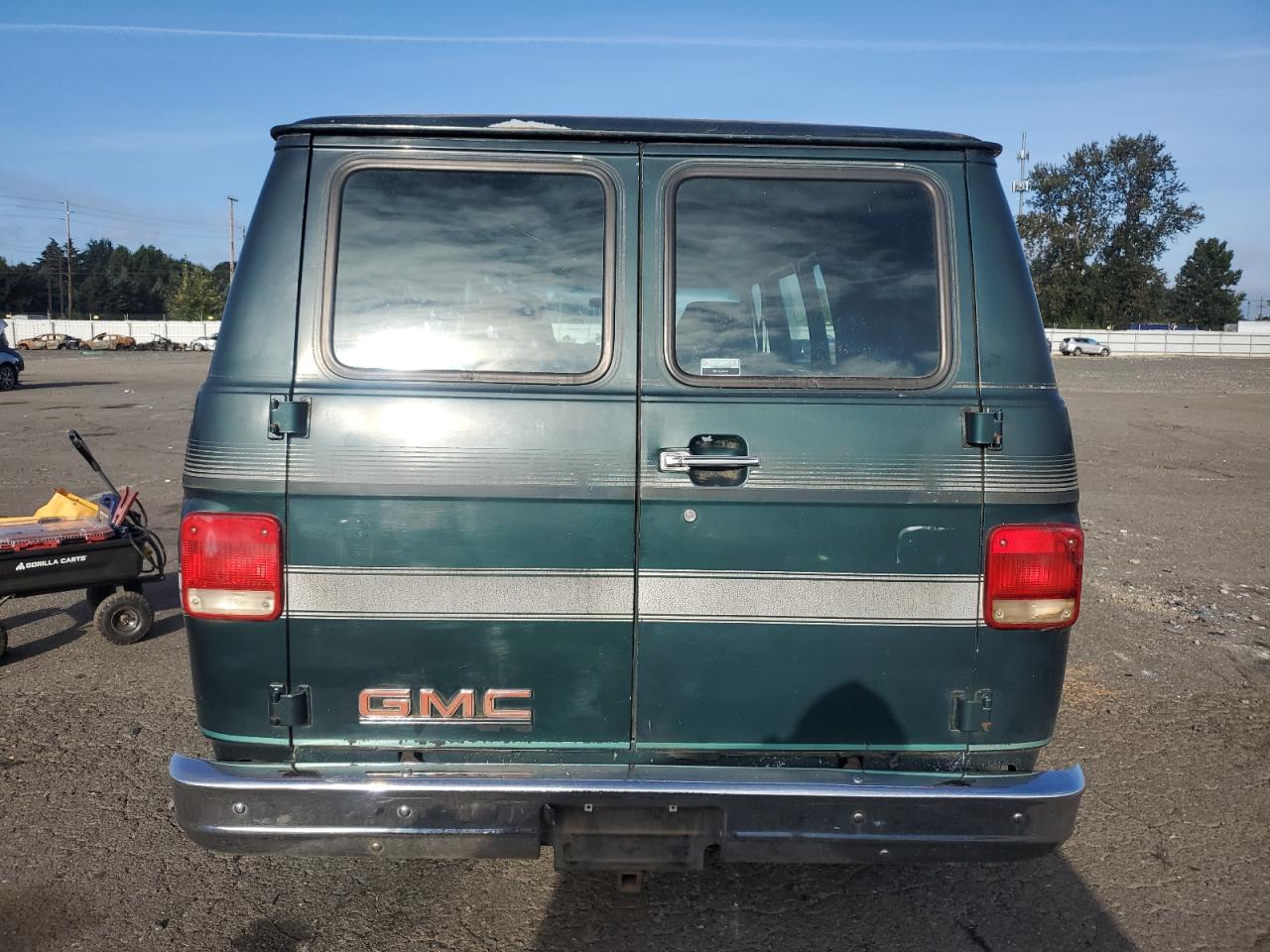 1991 Gmc Rally Wagon / Van G2500 Green vin: 1GDEG25K6M7504729