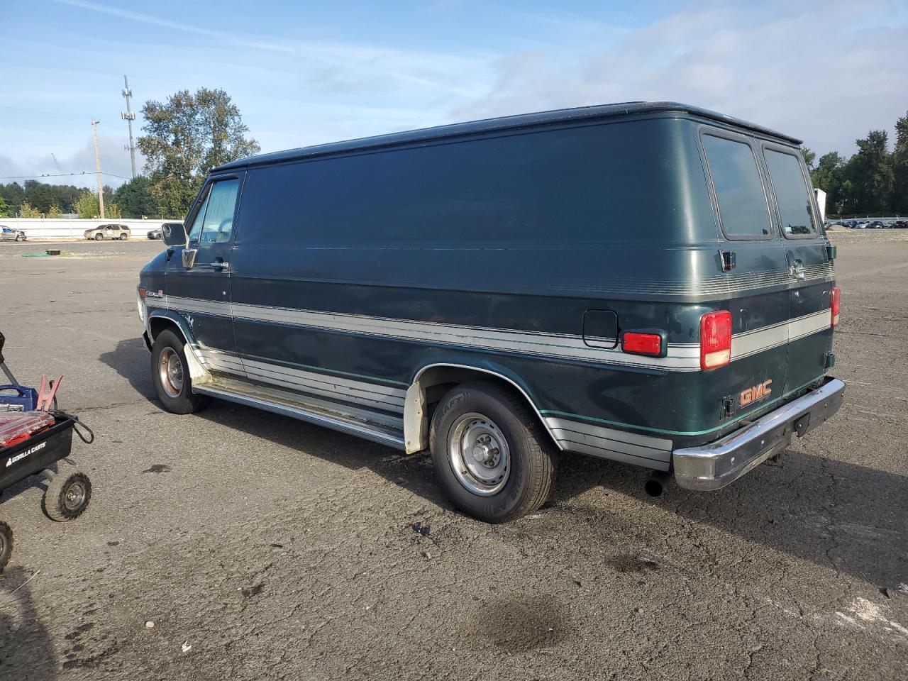 1991 Gmc Rally Wagon / Van G2500 Green vin: 1GDEG25K6M7504729