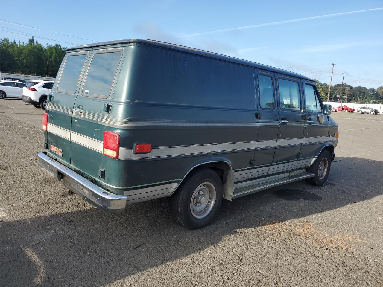 1991 Gmc Rally Wagon / Van G2500 Green vin: 1GDEG25K6M7504729