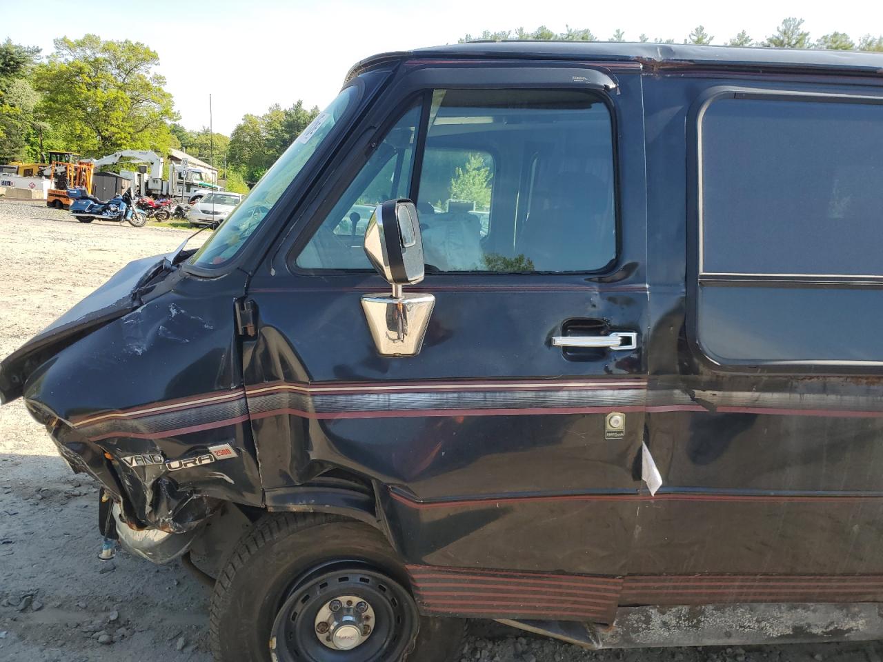 1995 Gmc Rally Wagon / Van G2500 Black vin: 1GDEG25K6SF506970