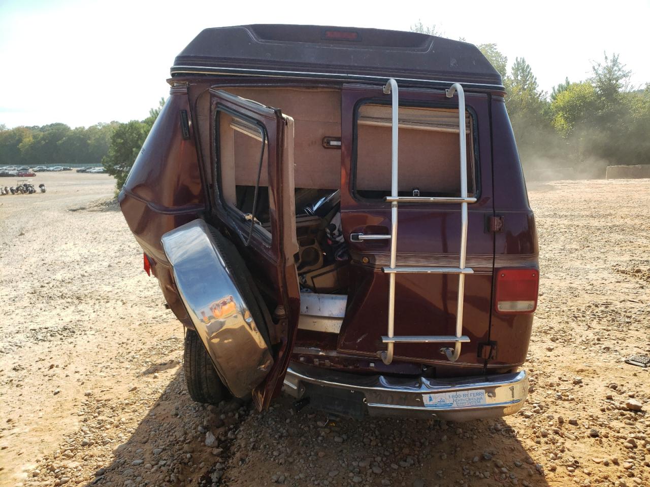 1995 Gmc Rally Wagon / Van G2500 Maroon vin: 1GDEG25K6SF558034