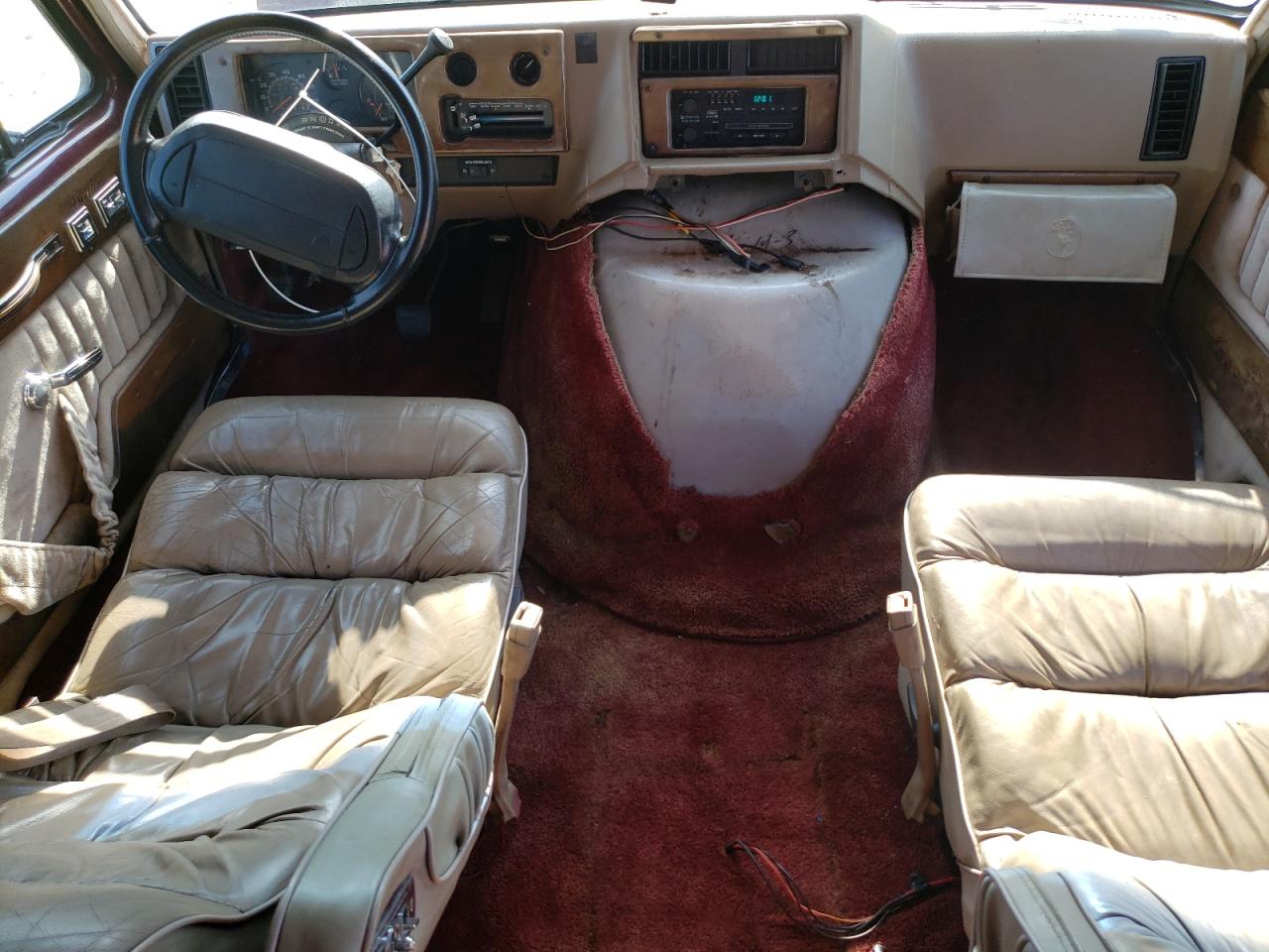 1995 Gmc Rally Wagon / Van G2500 Maroon vin: 1GDEG25K6SF558034
