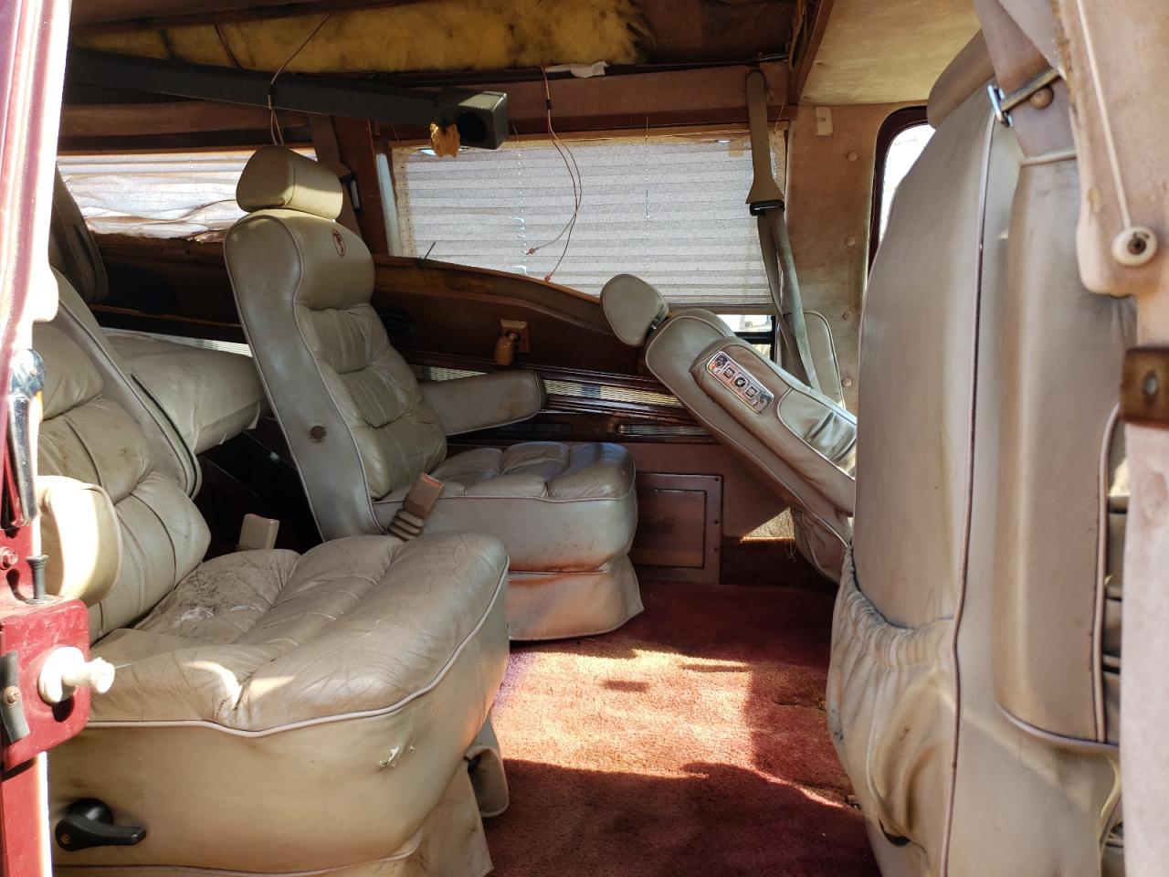 1995 Gmc Rally Wagon / Van G2500 Maroon vin: 1GDEG25K6SF558034
