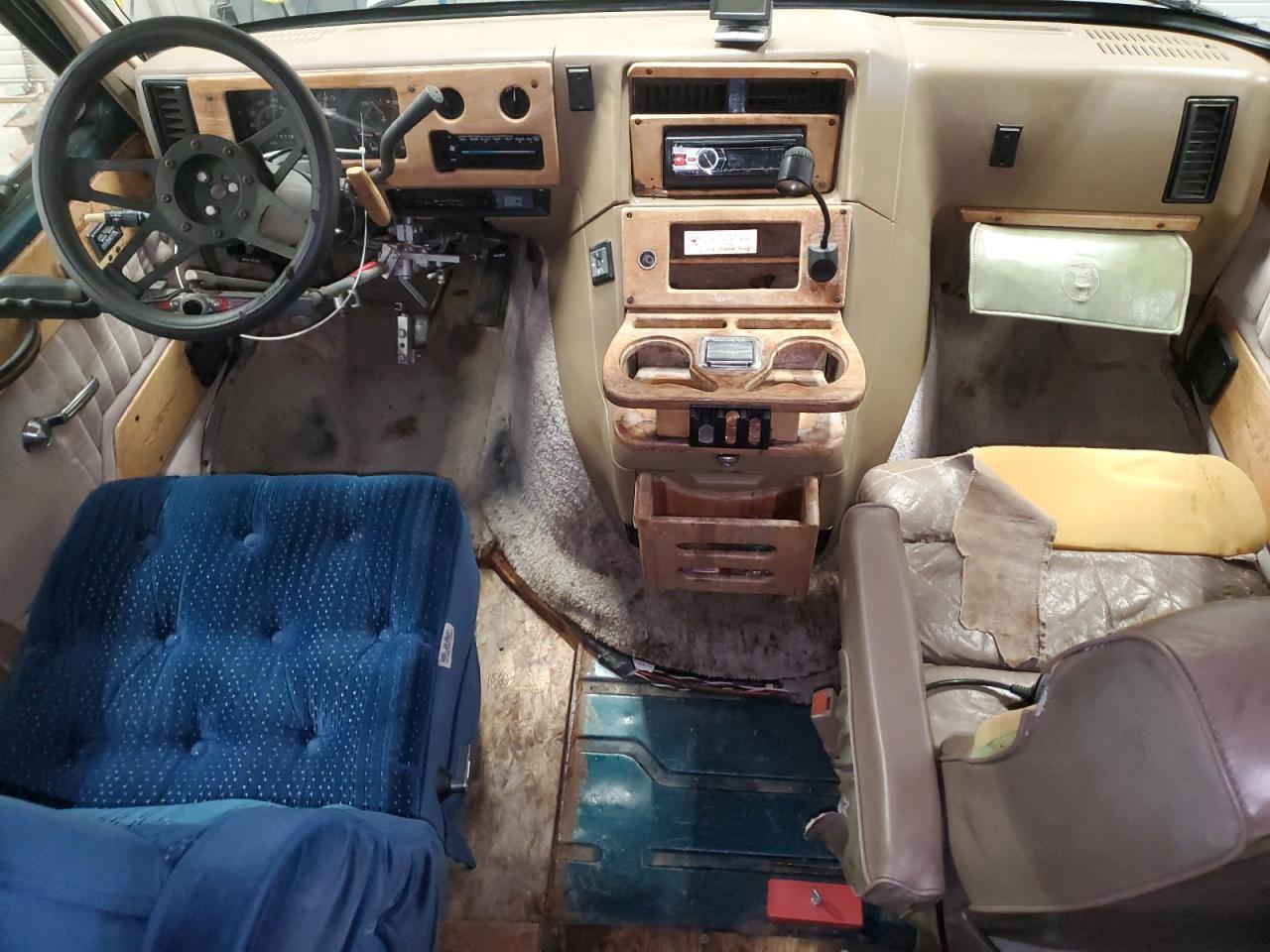 1995 Gmc Rally Wagon / Van G2500 Green vin: 1GDEG25K7SF506024