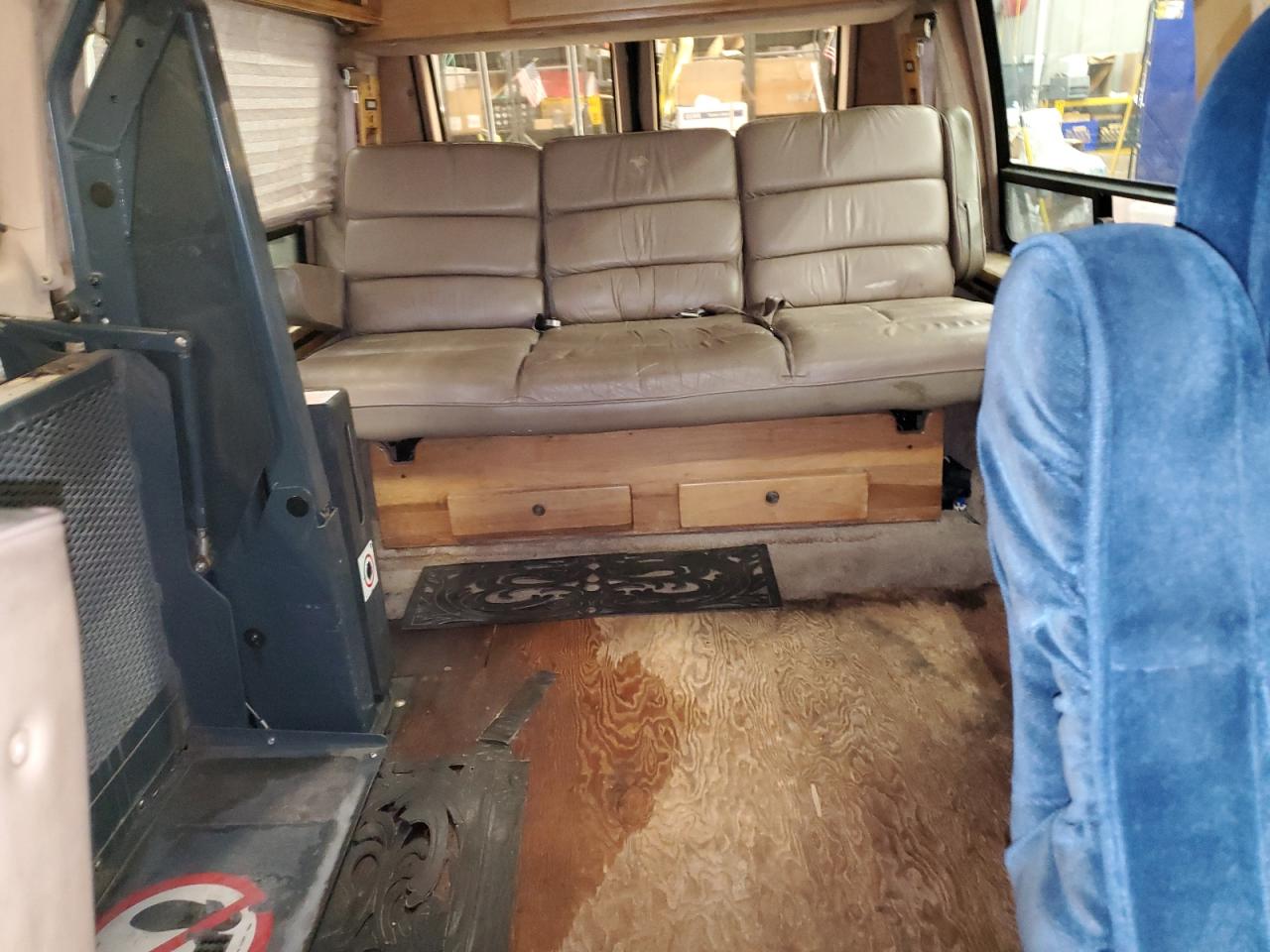 1995 Gmc Rally Wagon / Van G2500 Green vin: 1GDEG25K7SF506024