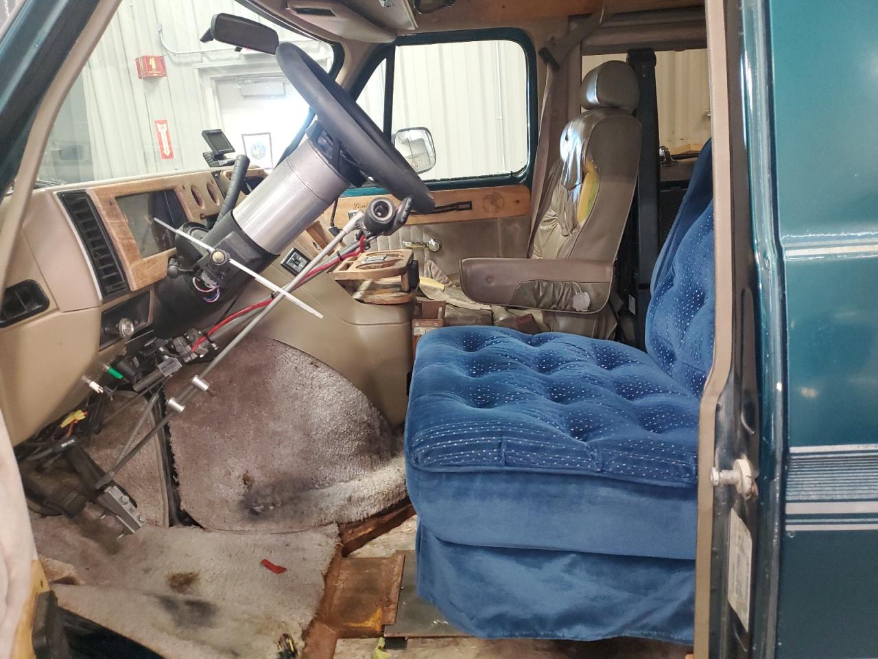 1995 Gmc Rally Wagon / Van G2500 Green vin: 1GDEG25K7SF506024