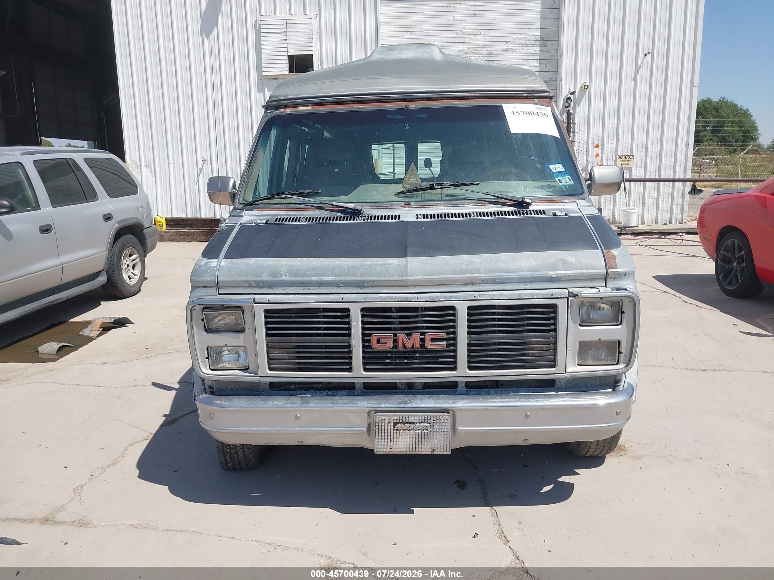 1989 Gmc Rally Wagon / Van G2500 Silver vin: 1GDEG25K8K7514546