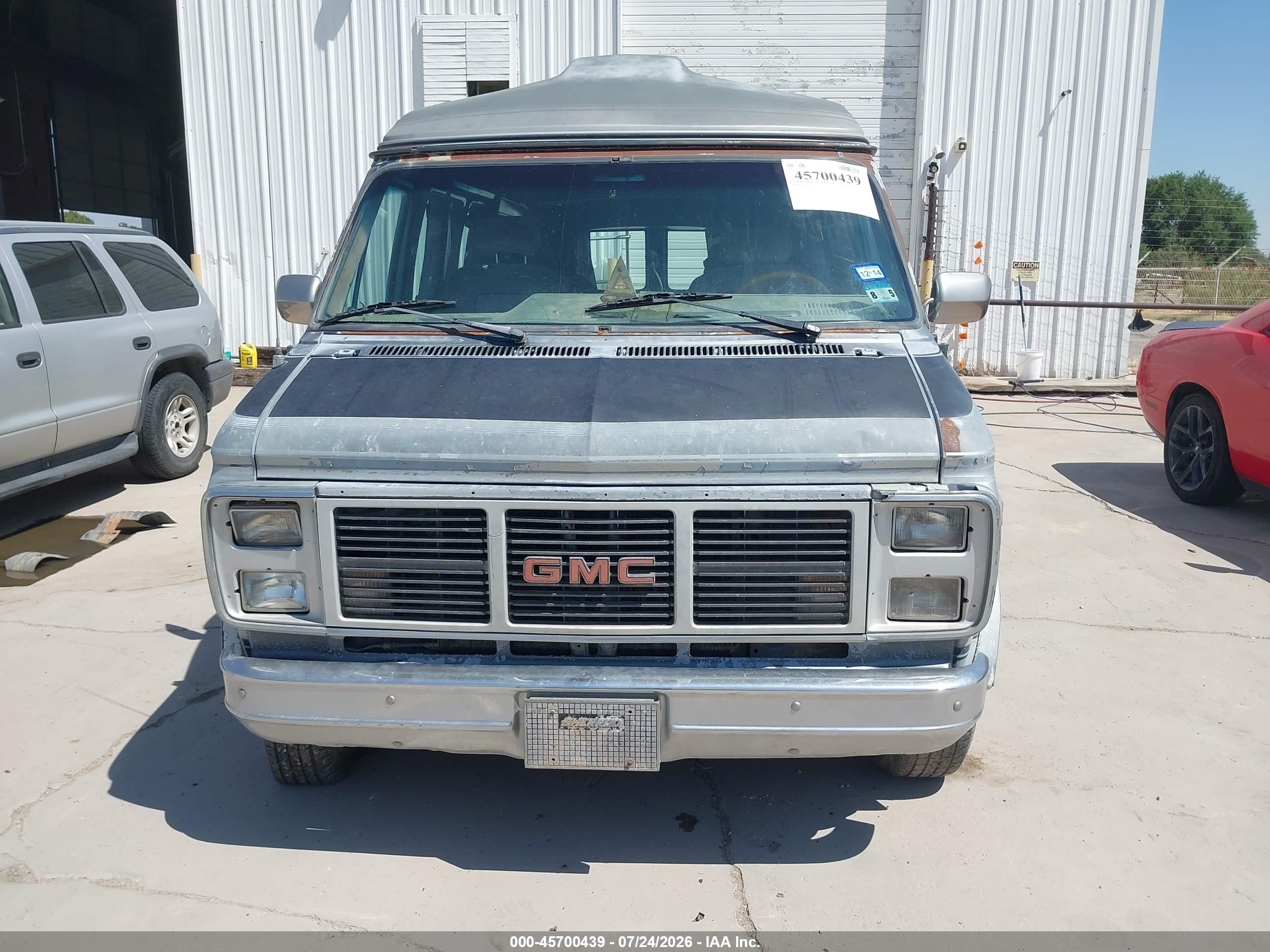 1989 Gmc Rally Wagon / Van G2500 Silver vin: 1GDEG25K8K7514546