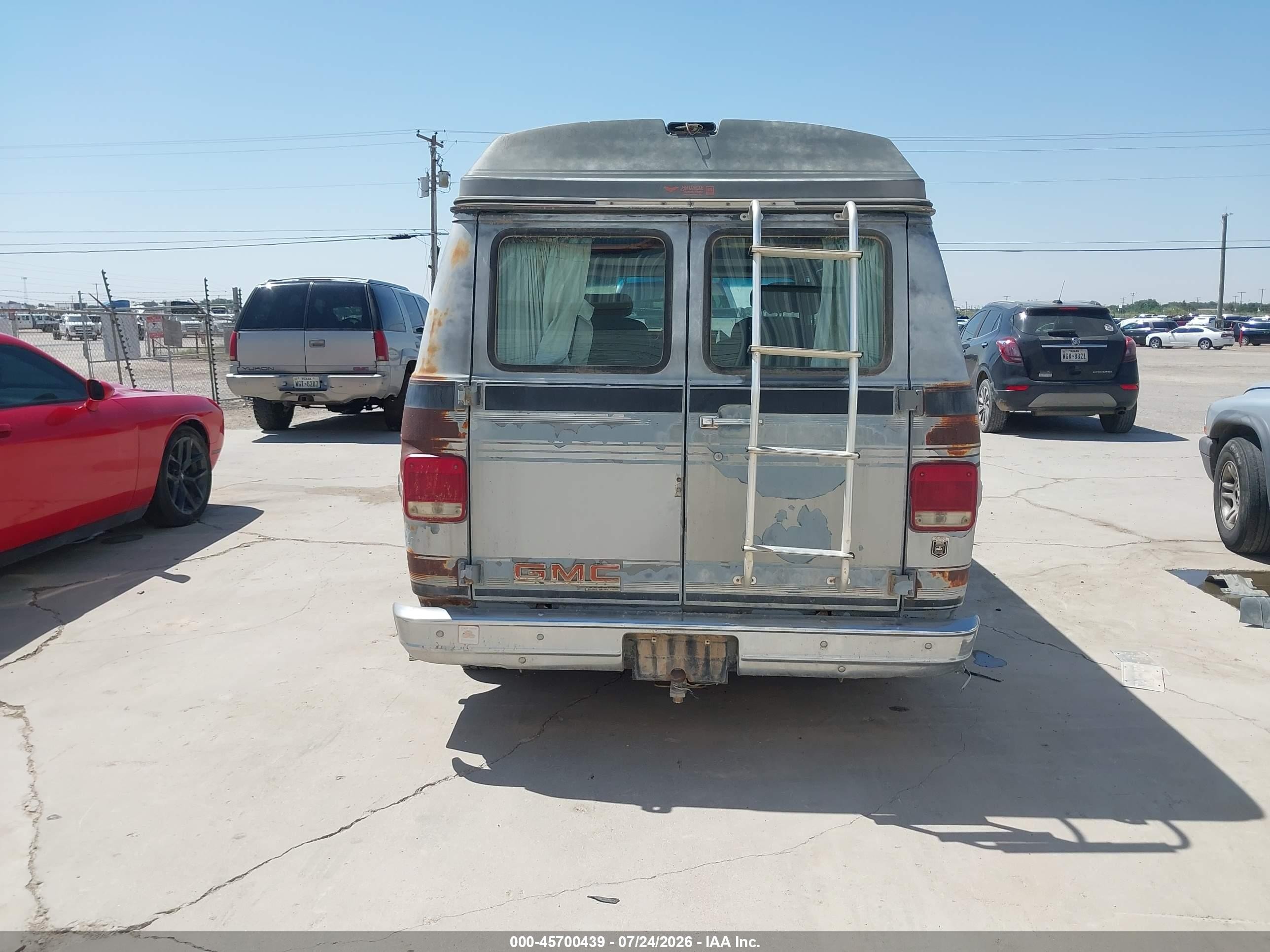 1989 Gmc Rally Wagon / Van G2500 Silver vin: 1GDEG25K8K7514546