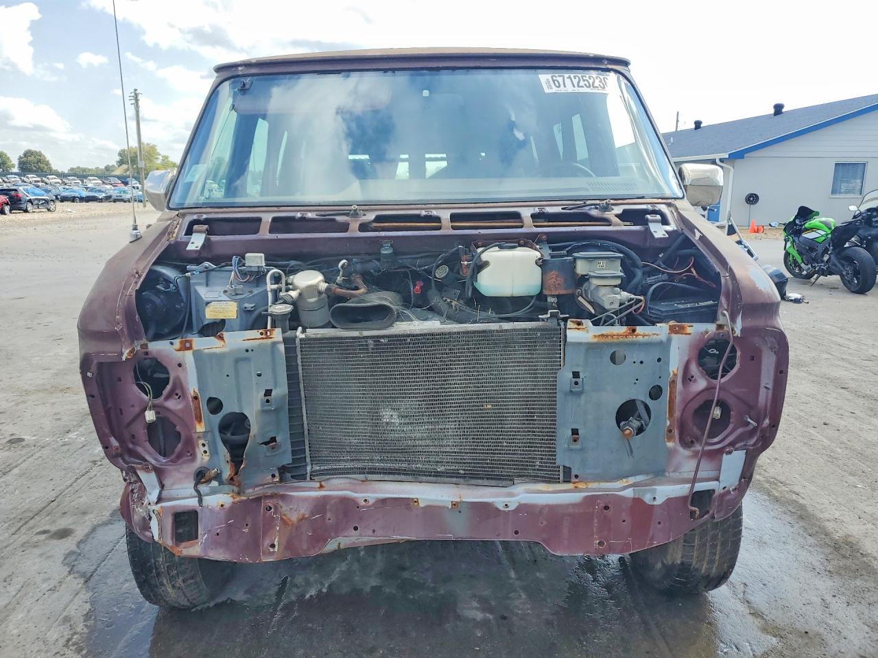 1991 Gmc Rally Wagon / Van G2500 Brown vin: 1GDEG25K9M7510847