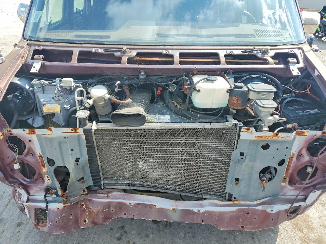 1991 Gmc Rally Wagon / Van G2500 Brown vin: 1GDEG25K9M7510847