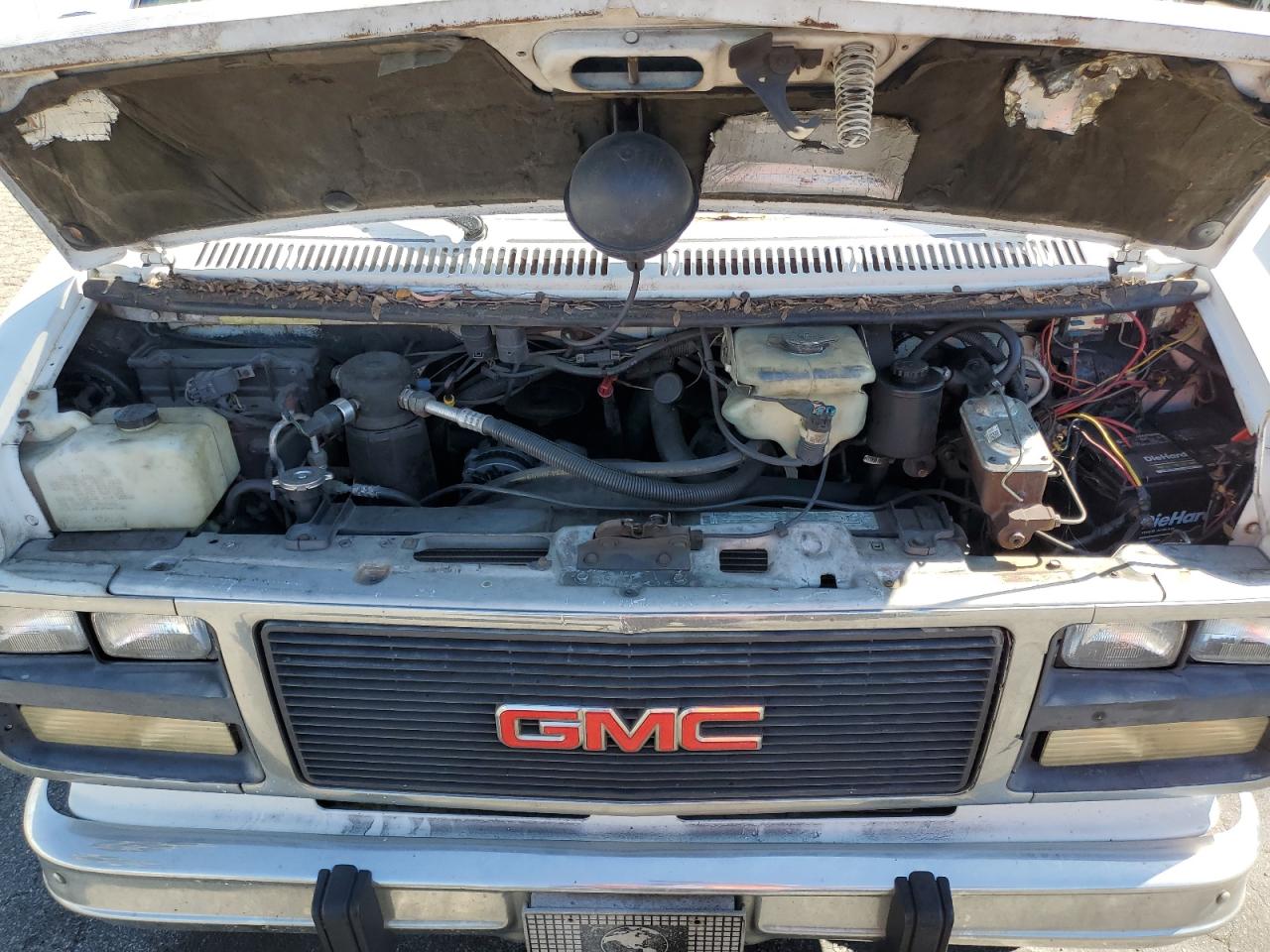 1994 Gmc Rally Wagon / Van G2500 White vin: 1GDEG25KXRF519134