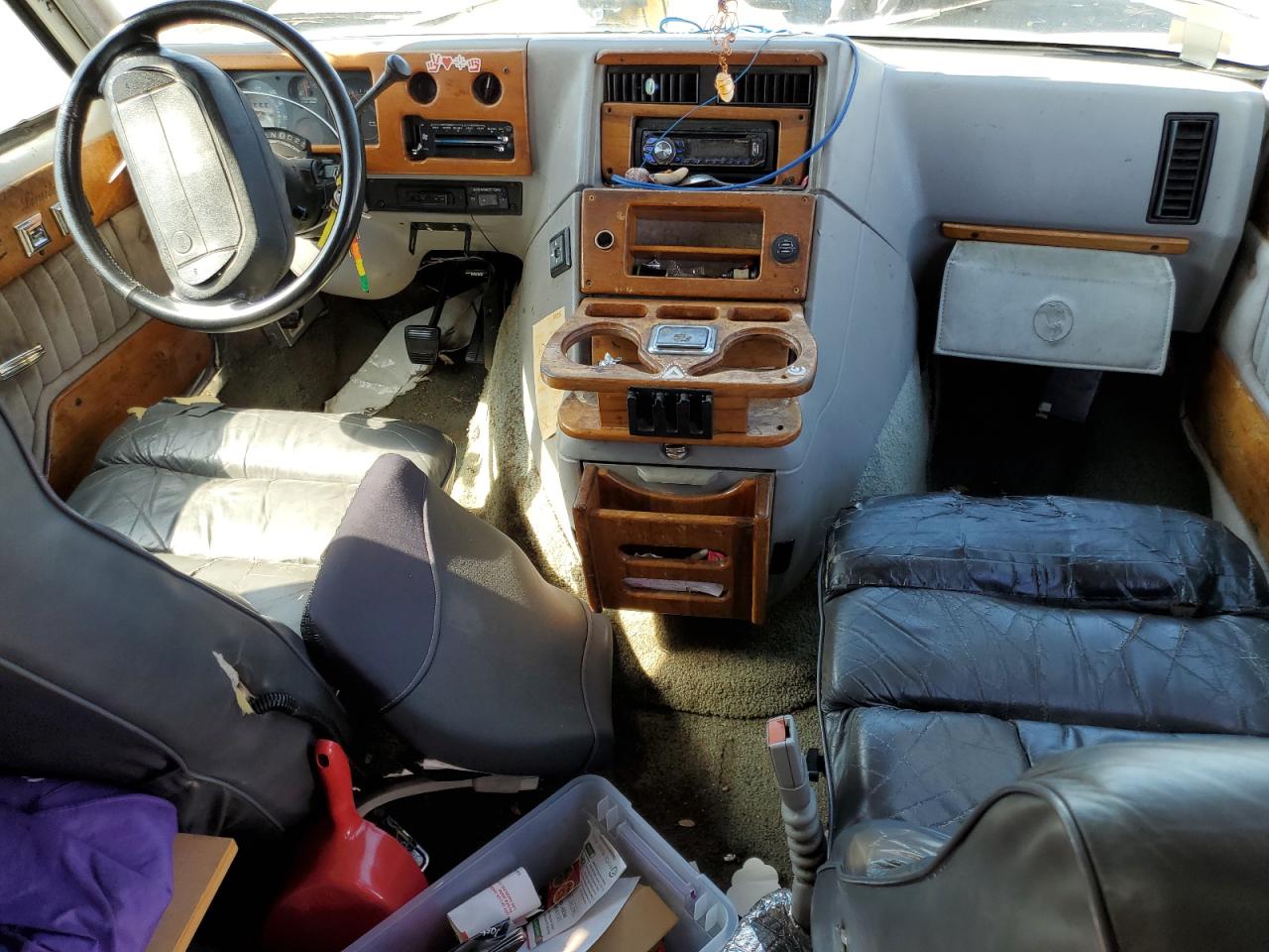 1994 Gmc Rally Wagon / Van G2500 White vin: 1GDEG25KXRF519134