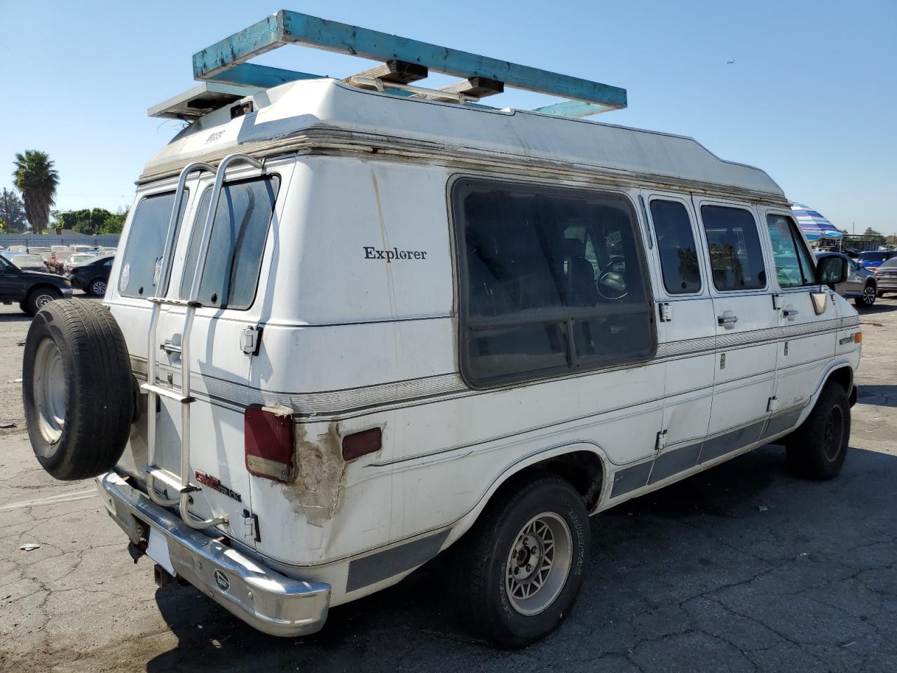 1994 Gmc Rally Wagon / Van G2500 White vin: 1GDEG25KXRF519134