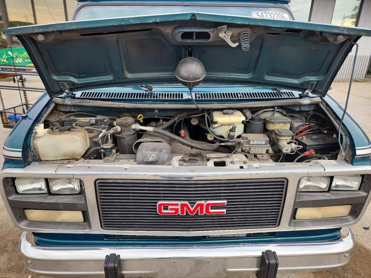 1995 Gmc Rally Wagon / Van G2500 Green vin: 1GDEG25Z0SF503284