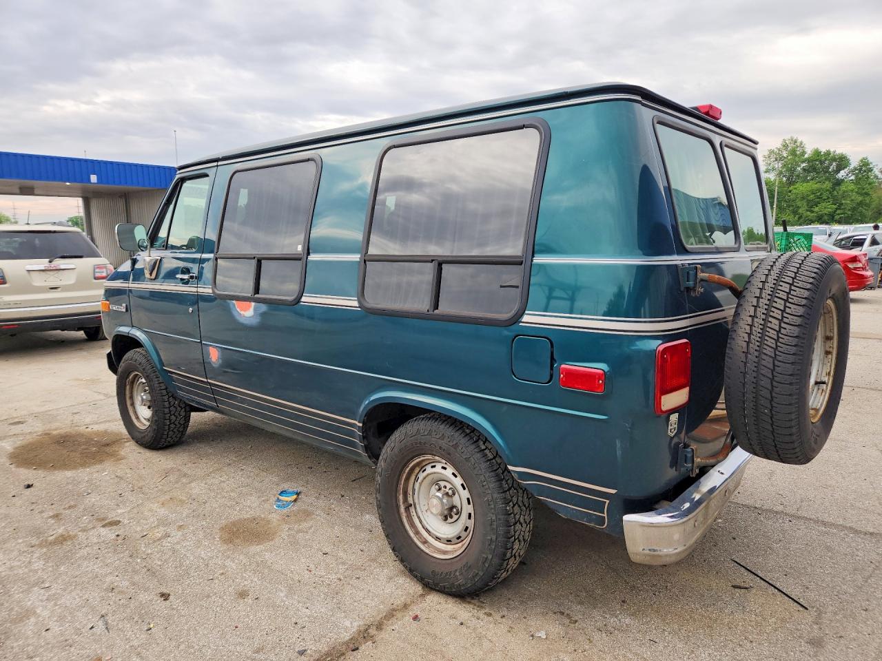 1995 Gmc Rally Wagon / Van G2500 Green vin: 1GDEG25Z0SF503284