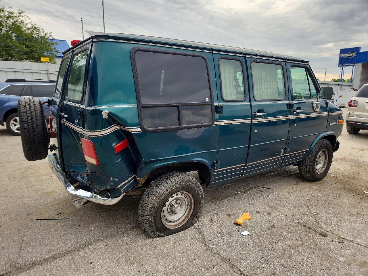 1995 Gmc Rally Wagon / Van G2500 Green vin: 1GDEG25Z0SF503284