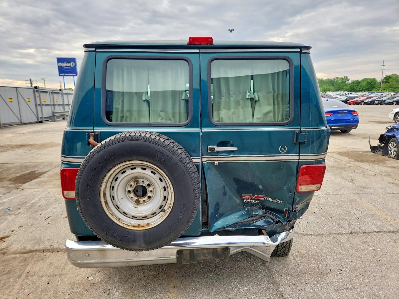 1995 Gmc Rally Wagon / Van G2500 Green vin: 1GDEG25Z0SF503284
