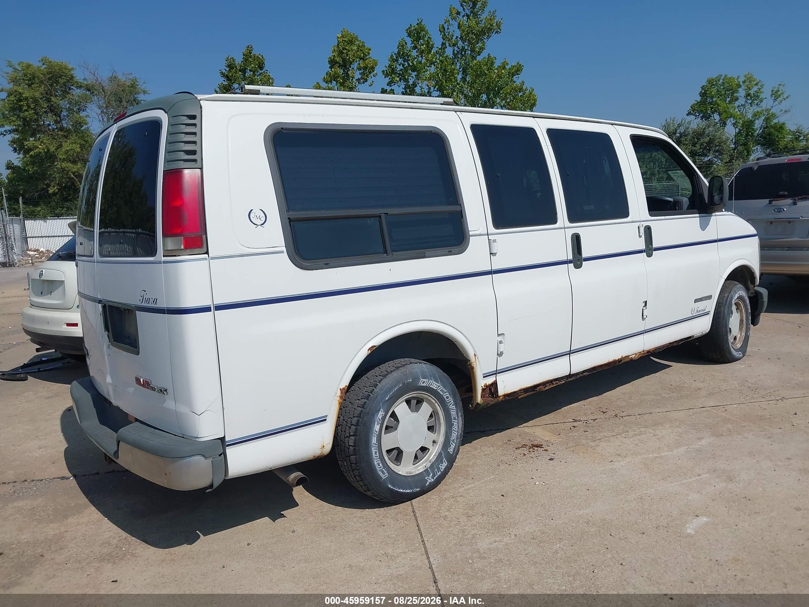 1996 Gmc Savana Rv G1500 White vin: 1GDFG15M6T1041878