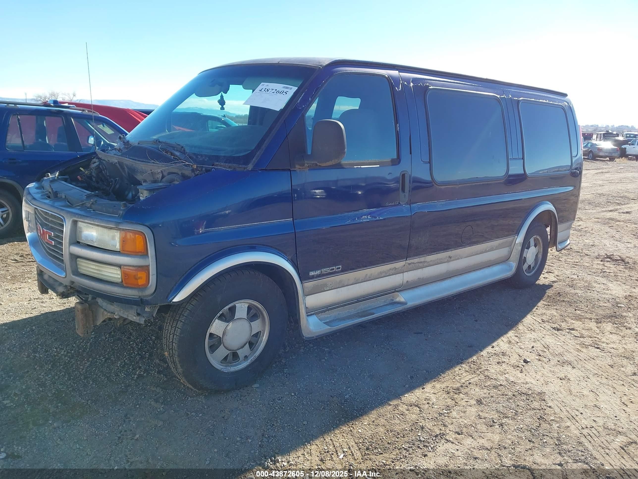 2002 Gmc Savana Standard Blue vin: 1GDFG15M721148789