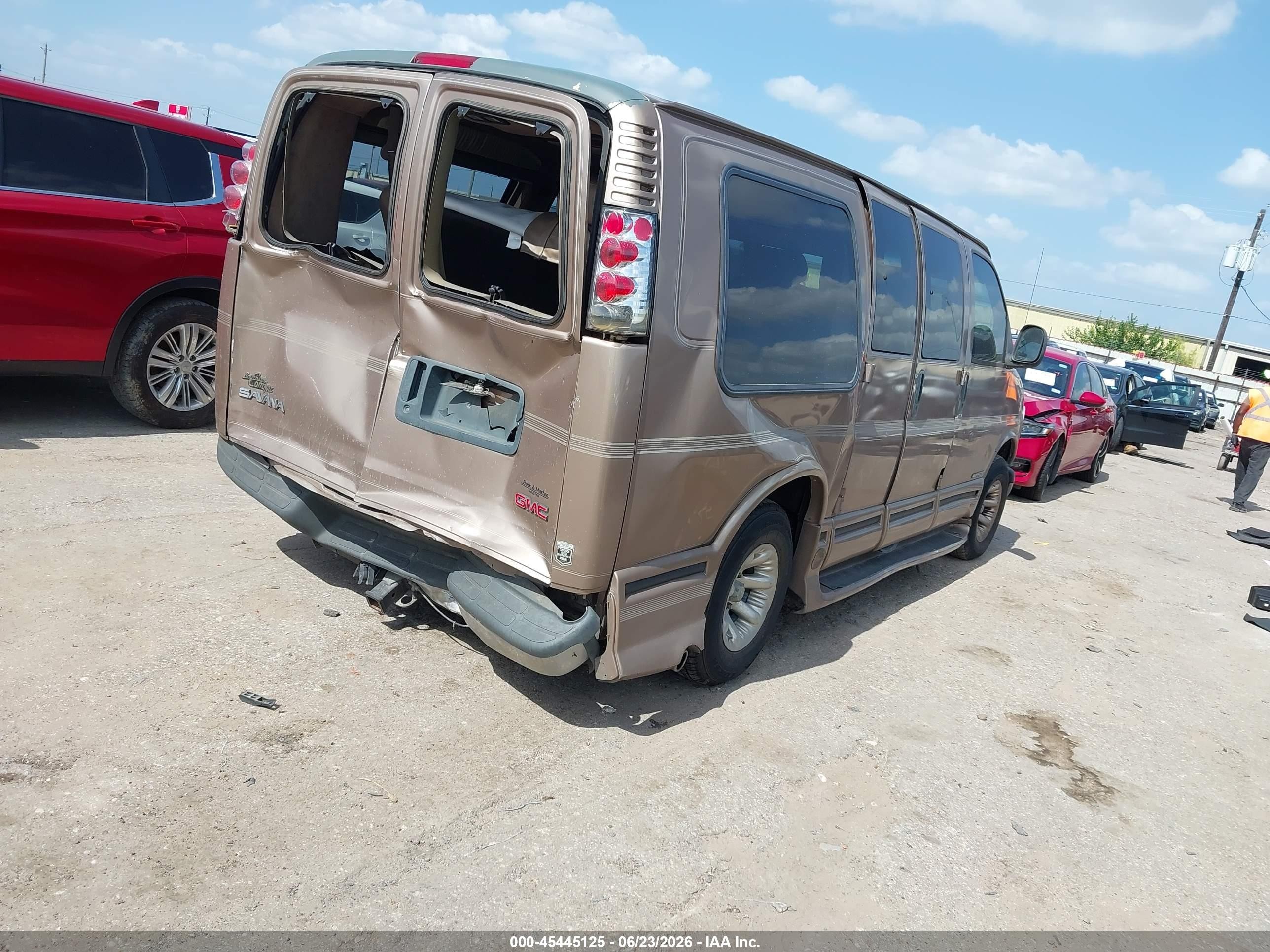 2002 Gmc Savana Passenger Standard Gold vin: 1GDFG15M921208703