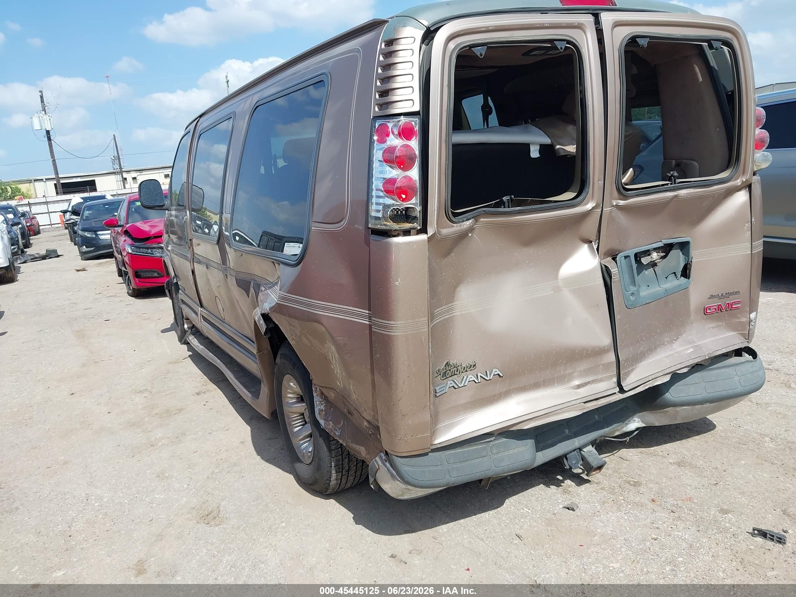 2002 Gmc Savana Passenger Standard Gold vin: 1GDFG15M921208703