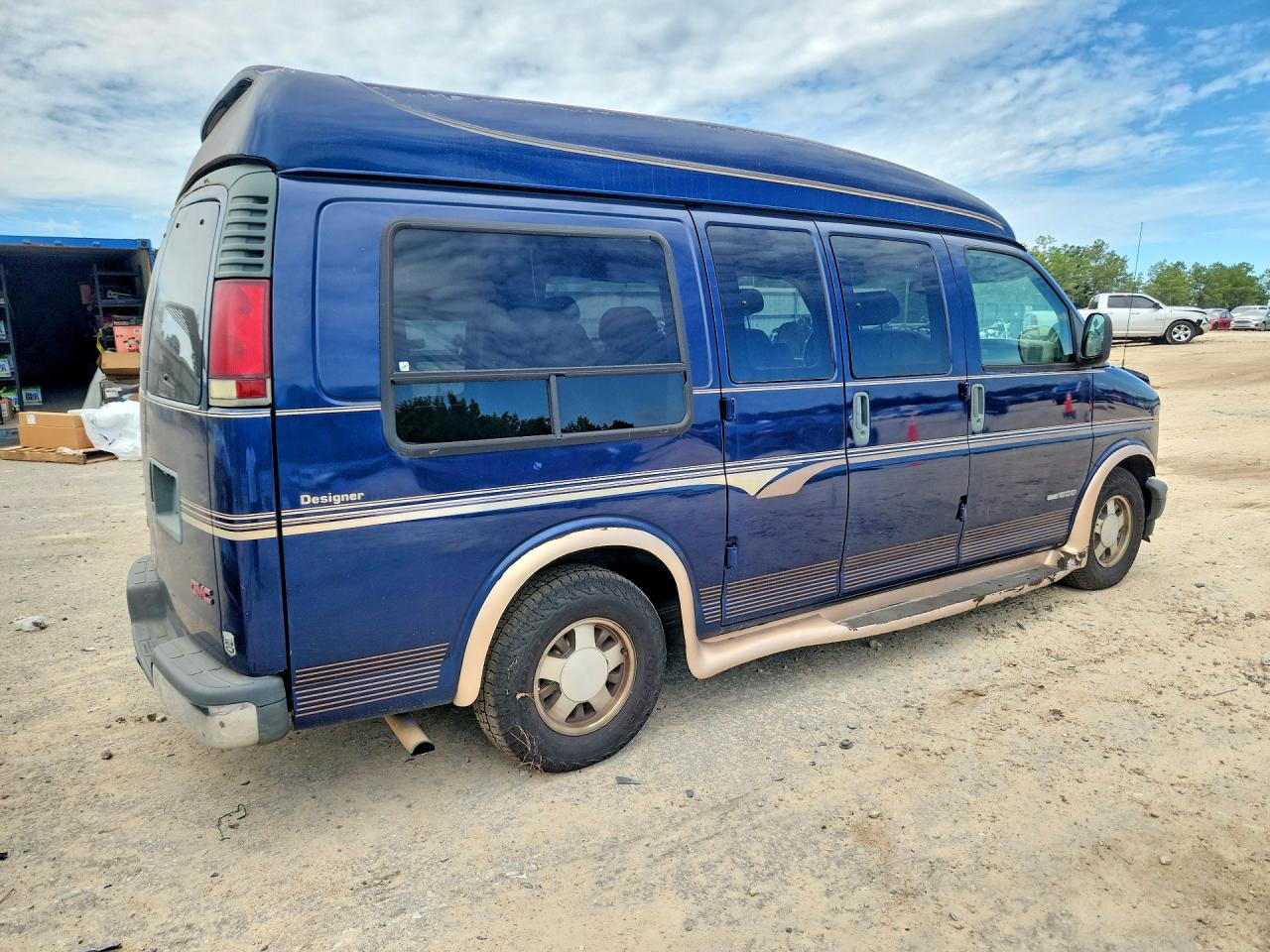 2002 Gmc Savana Rv G1500 Blue vin: 1GDFG15R121206052