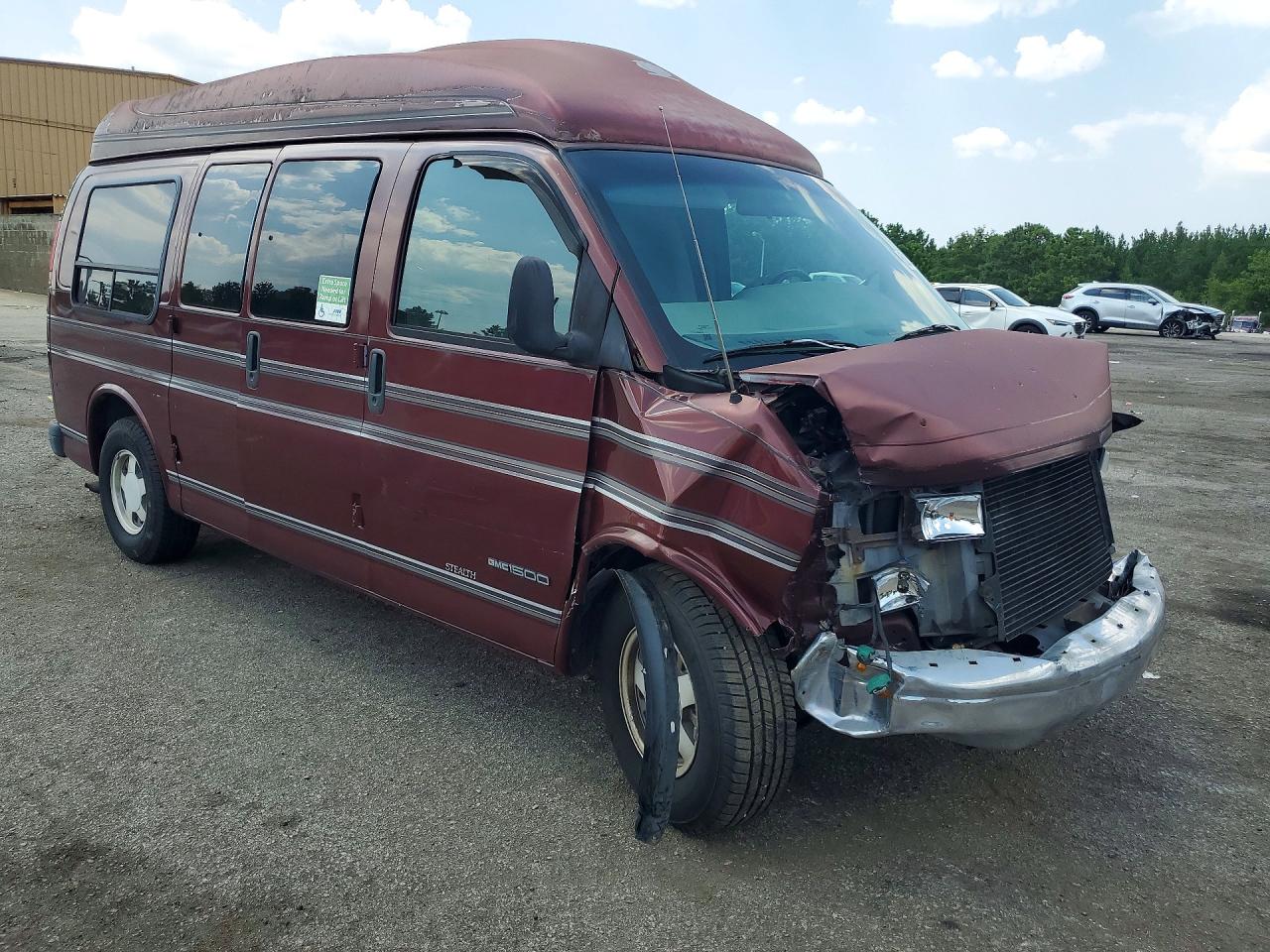 1999 Gmc Savana Rv G1500 Burgundy vin: 1GDFG15R1X1070545